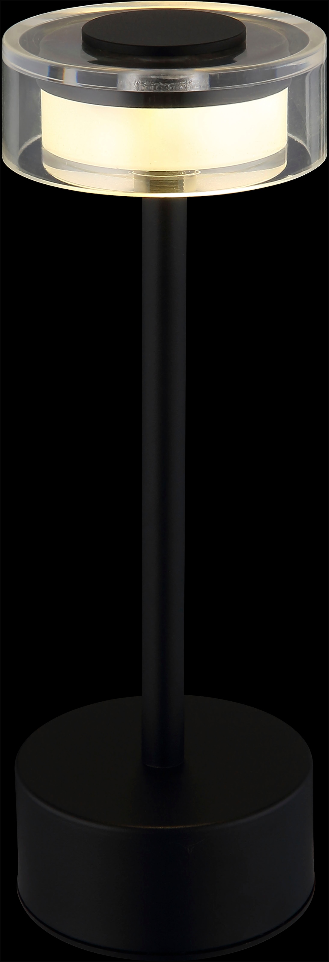 GLOBO LIGHTING Lampe de table LED »SHIRA« 1 cuis blanc chaud - blanc froid Akkutischleuchte, Touchdimmer, Lichttemperaturwechsel