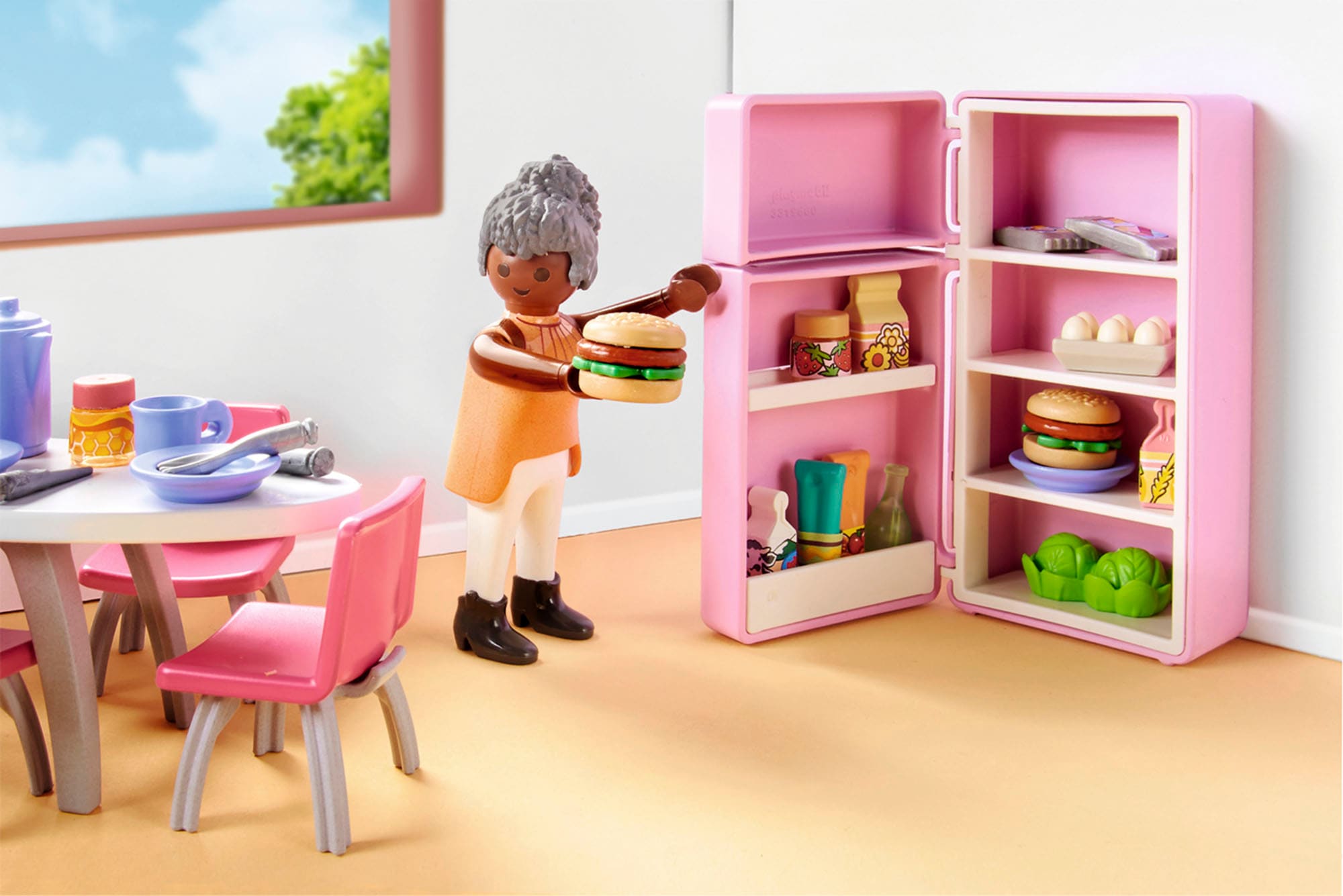 Playmobil® Konstruktions-Spielset »Küche mit Essplatz (71608), myLife« Made in Europe