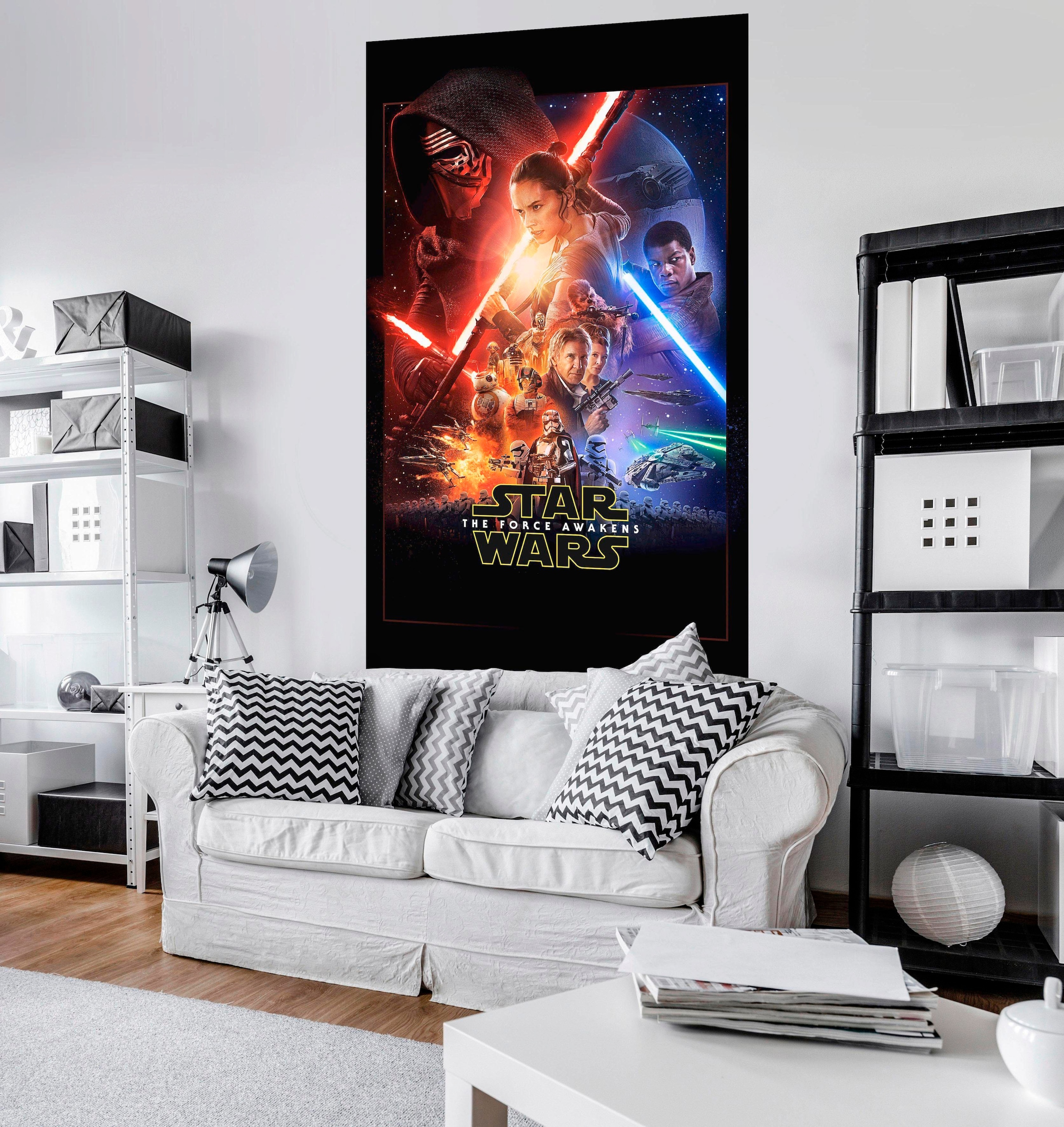Komar Vliestapete »Star Wars EP7 Official Movie Poster«, 120x200 cm (Breite x Höhe), Vliestapete, 100 cm Bahnbreite