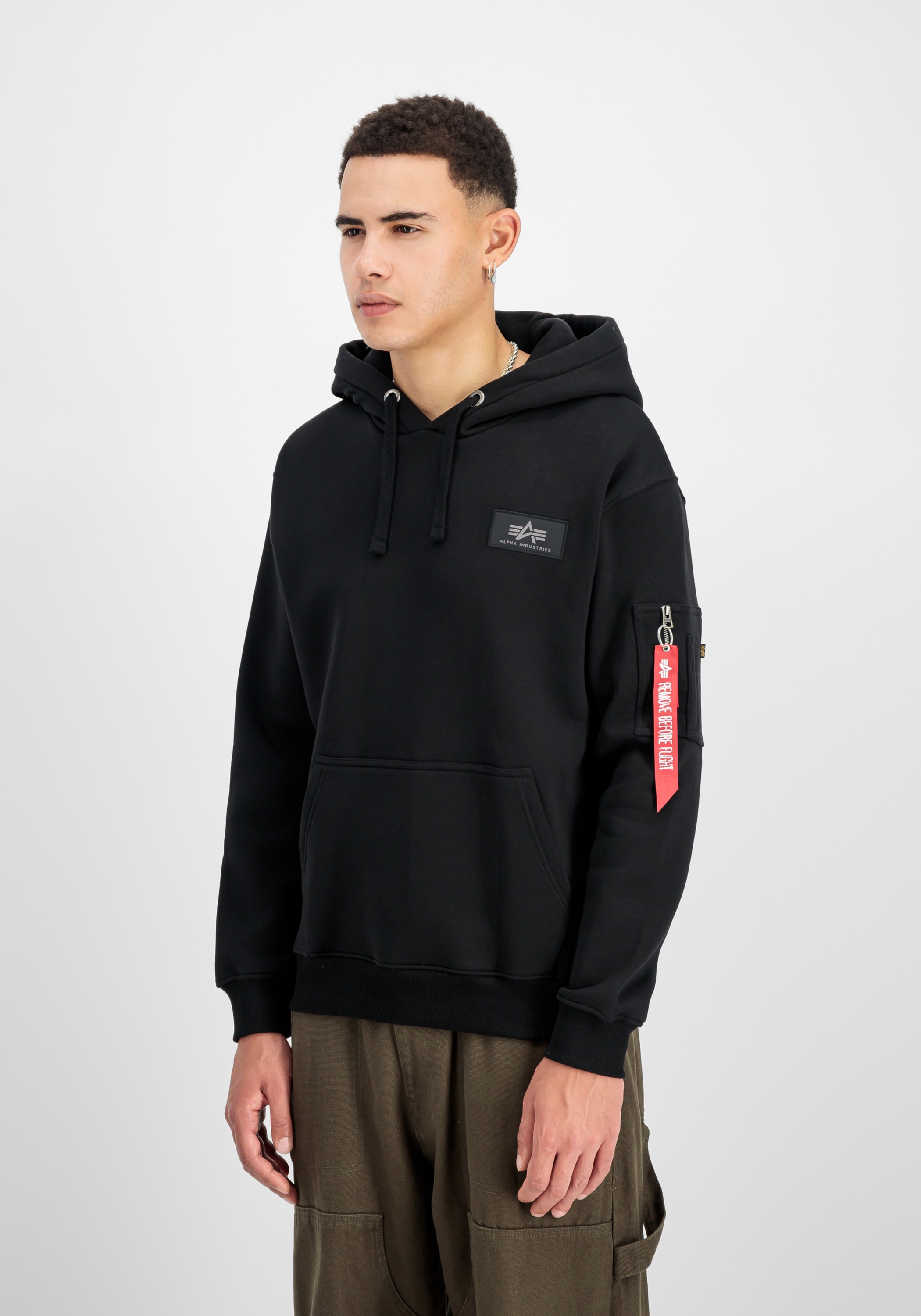 Image of Alpha Industries Hoodie "Backprint Hoodie Camo Print"