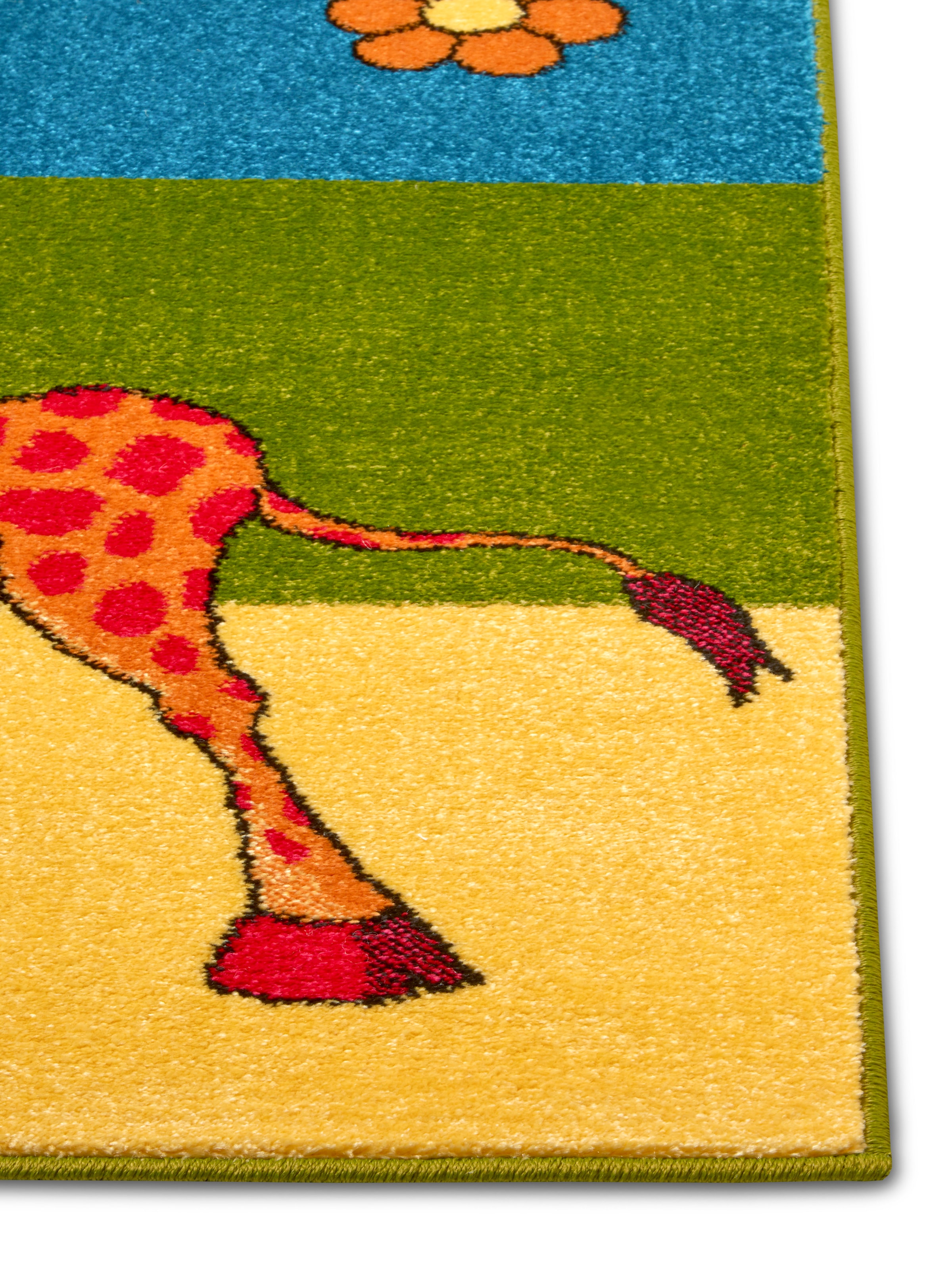 HANSE Home Teppich »Patchwork Zoo«, rechteckig, 9 mm Höhe, Farbenfrohes Design, Spielunterlage, Tiere