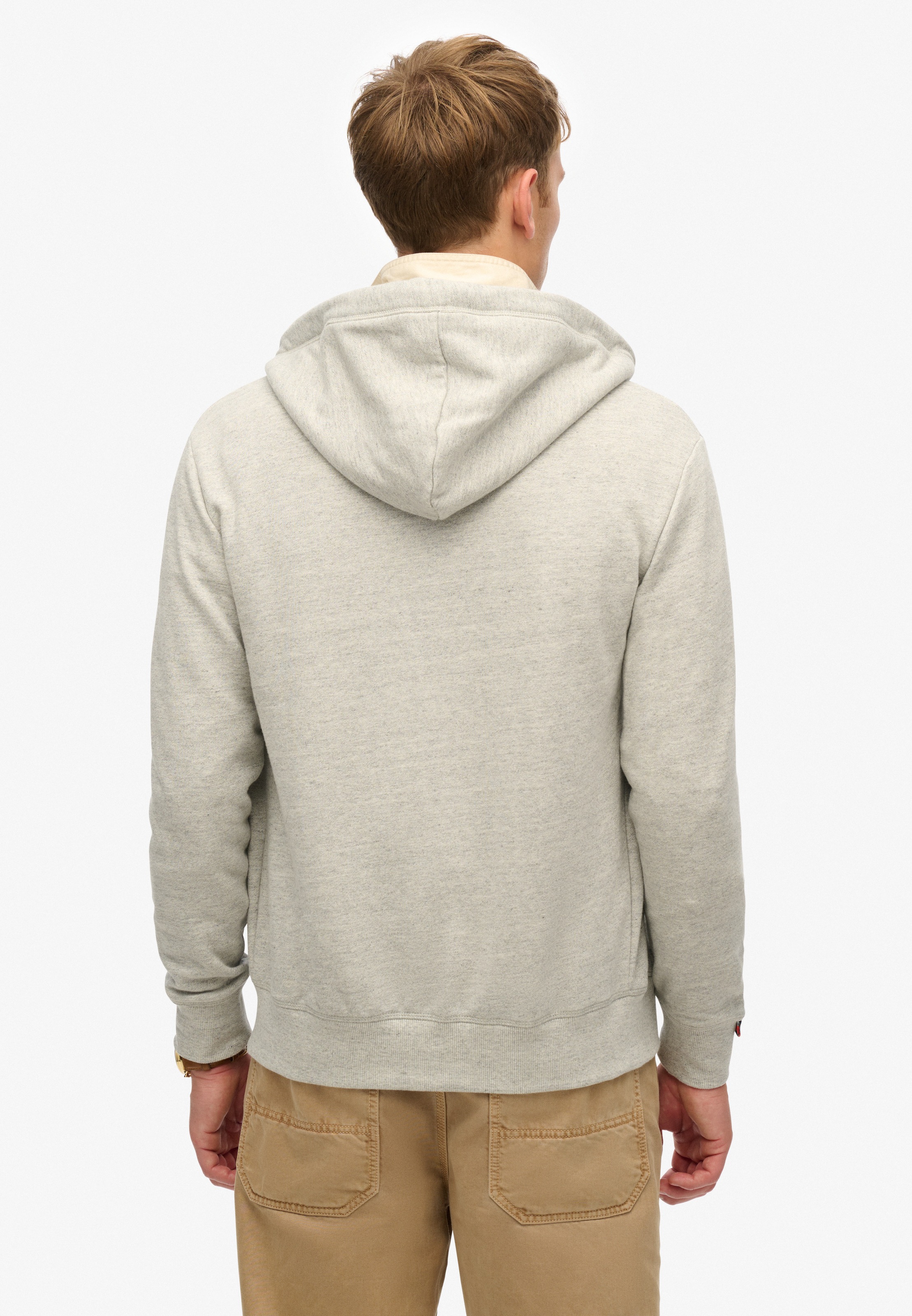 Superdry Kapuzensweatjacke »ESSENTIAL LOGO ZIP HOODIE HB« Baumwollmischung, slim fit