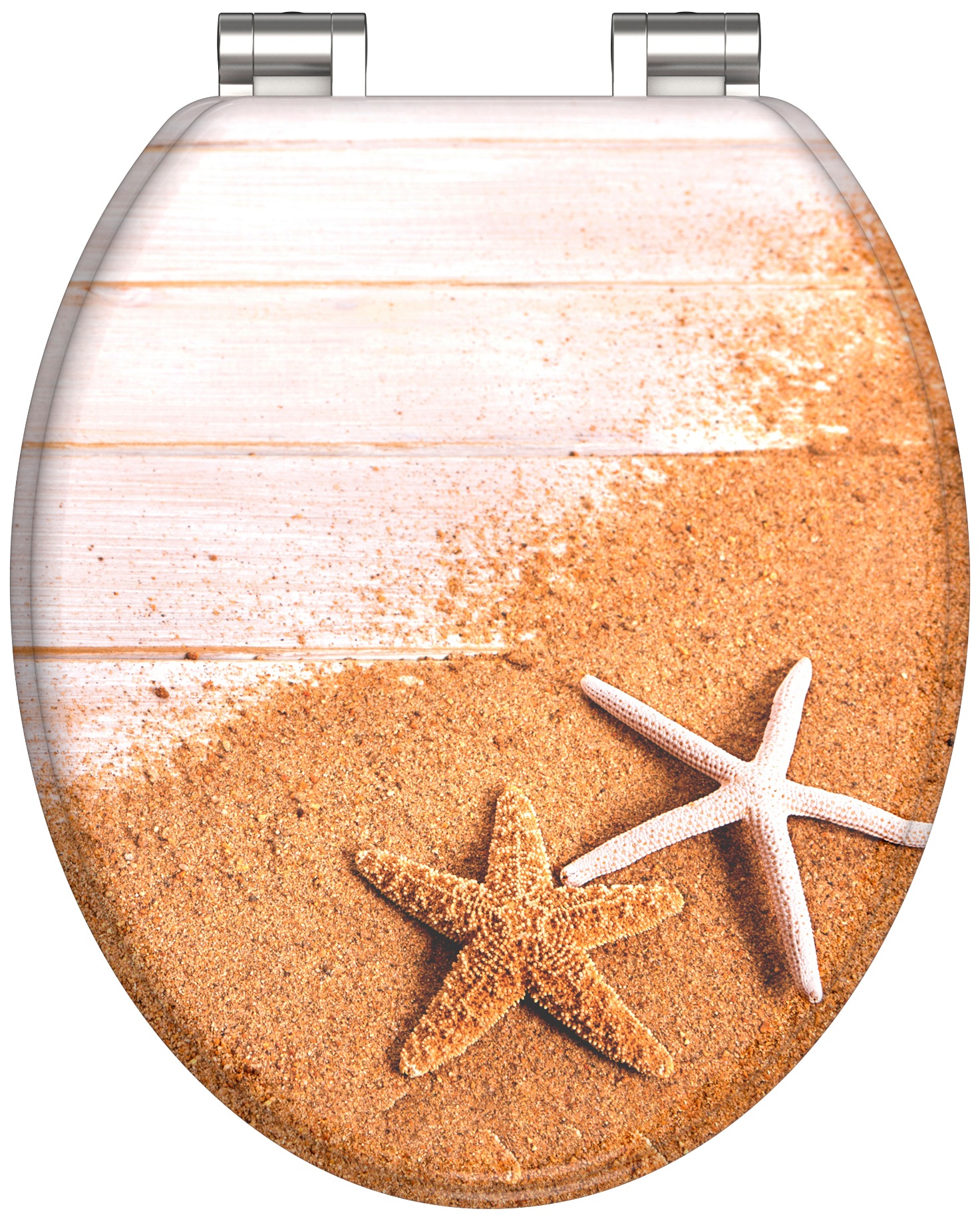 Image of welltime WC-Sitz »Seestern«, hochwertiger FSC-zertifizierter Premium-Toilettendeckel mit Absenkautomatik bei Ackermann Versand Schweiz