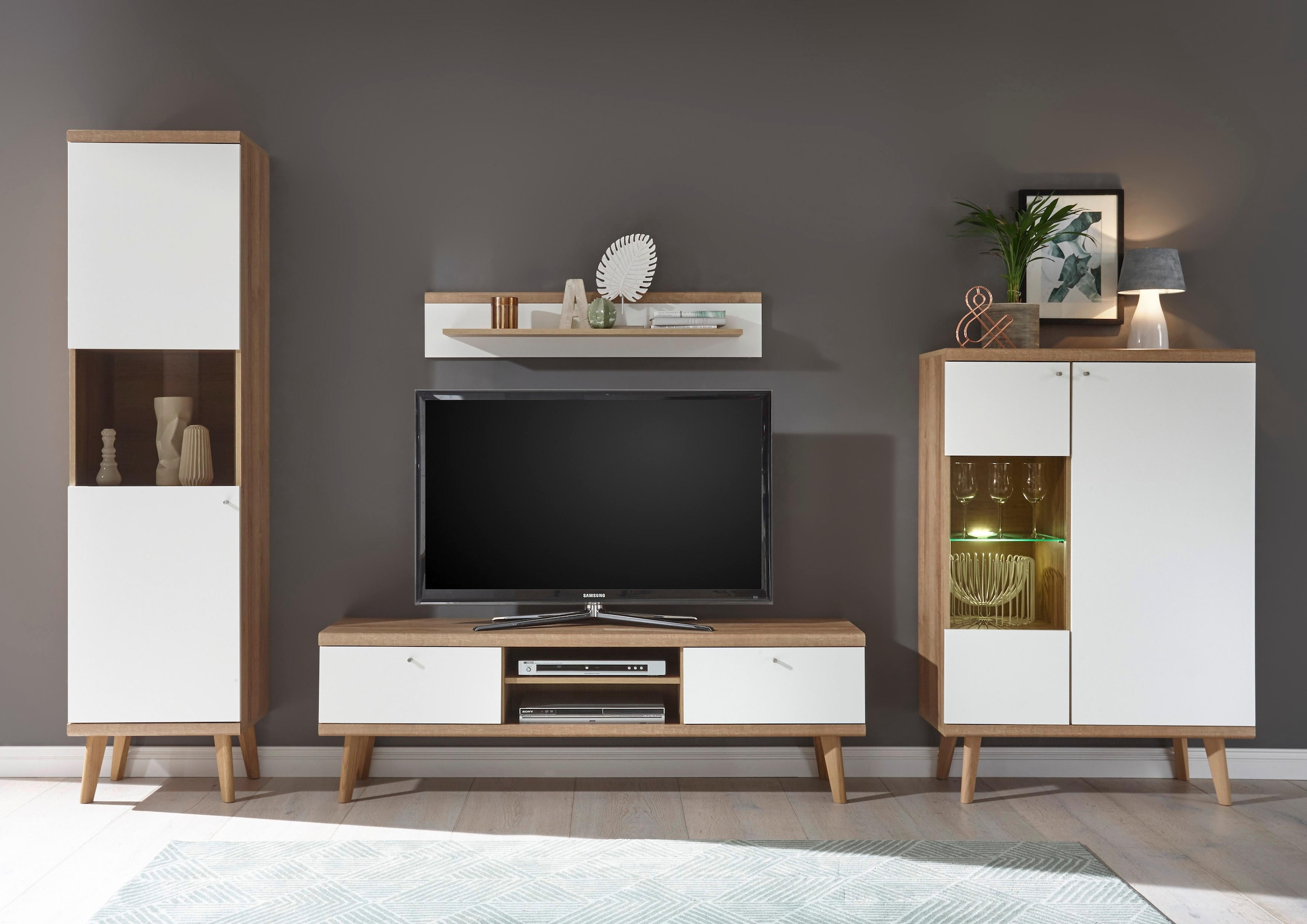 Vitrine Design, Home »Merle«, cm, aus kaufen andas Höhe jetzt 197 der Scandi Collection freundin