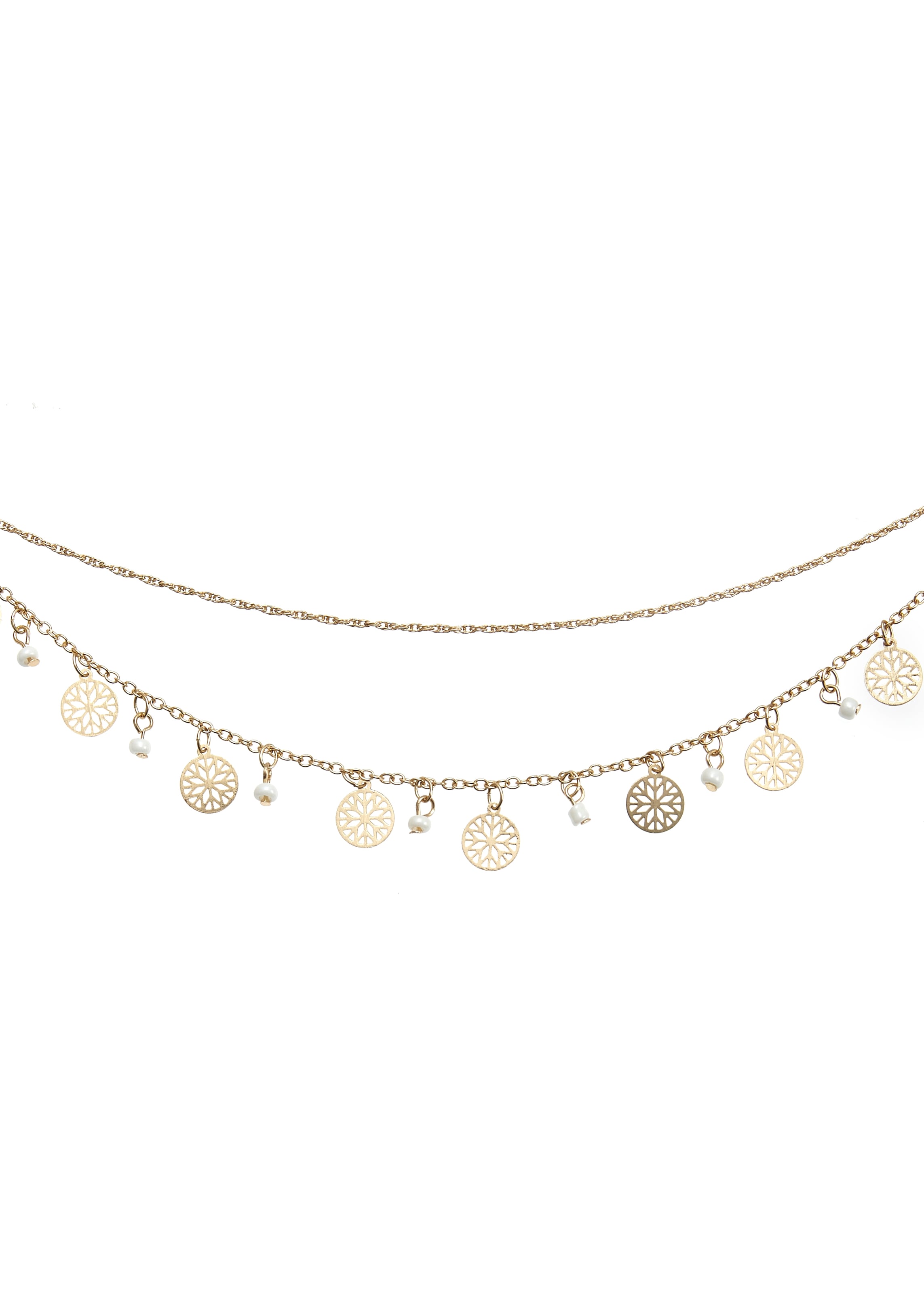 LASCANA Chaîne de cheville avec pendentif Fusskettchen-Armband, Fusskettchen mit Anhänger, Fussschmuck