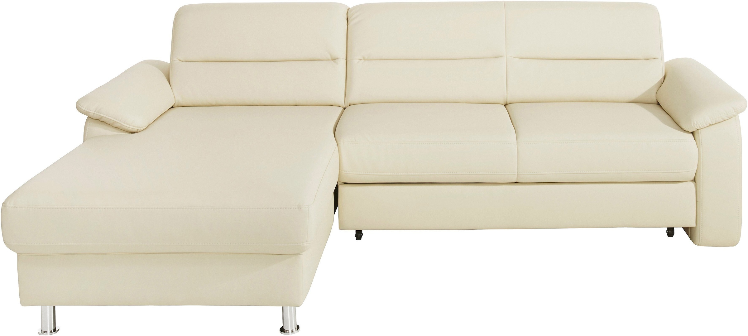 Image of sit&more Ecksofa "Ascara L-Form" inklusive Boxspring/Federkern-Polsterung, wahlweise mit Bettfunktion