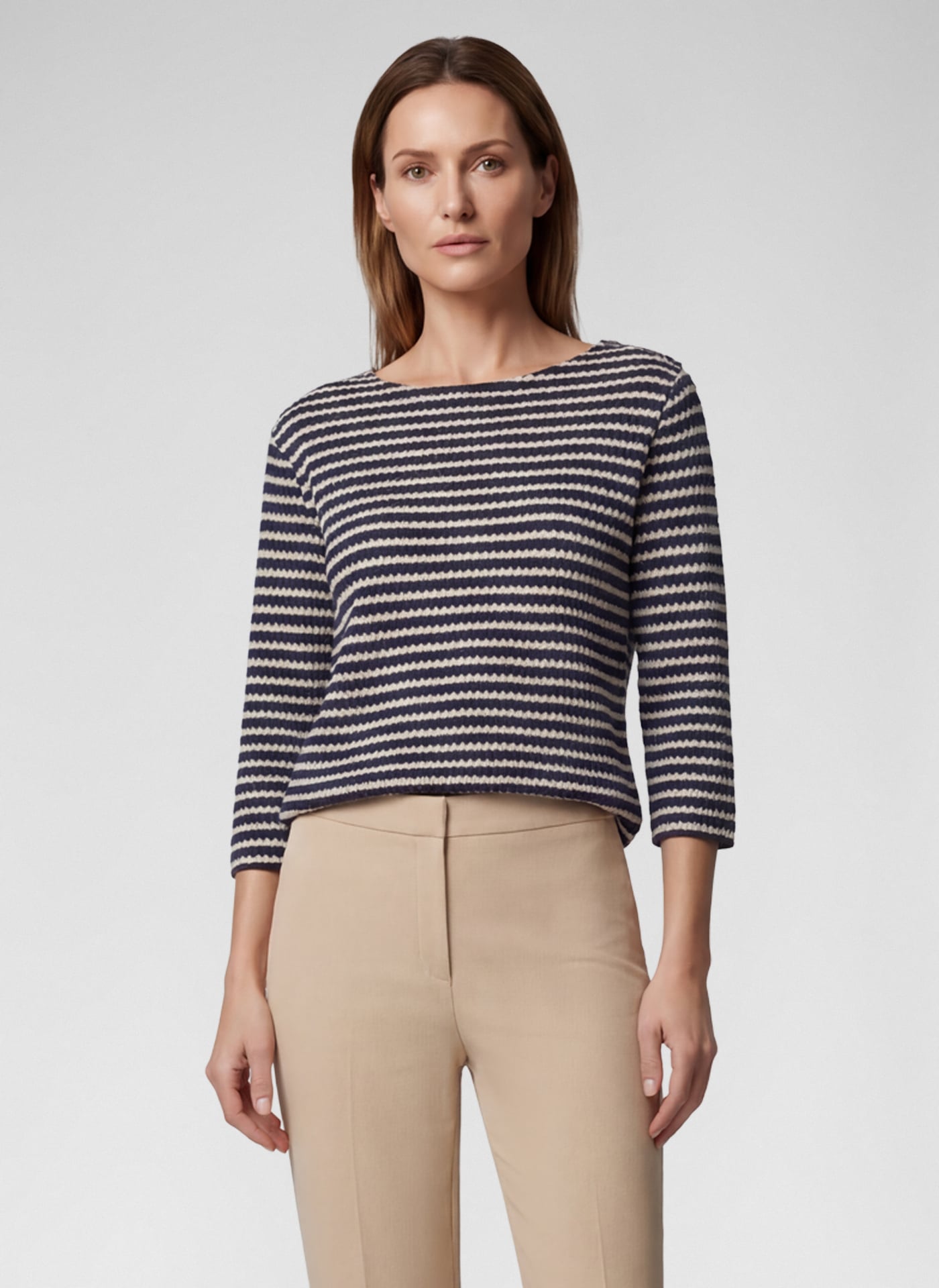 Image of Rabe 3/4 Arm-Pullover im Streifen-Look