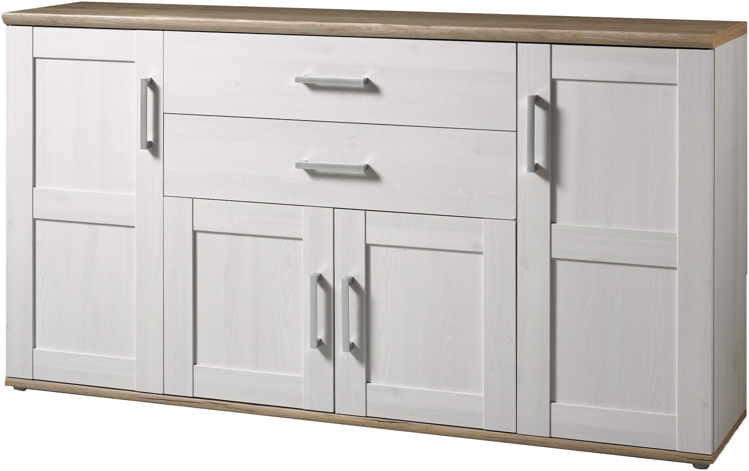 HBZ Sideboard »Romance im Landhaustil, Wohnzimmerschrank BxHxT 186x100x46 cm« 1 cuis tlg. Landhaustil, Wohnzimmerschrank in Sibiu Lärche NB