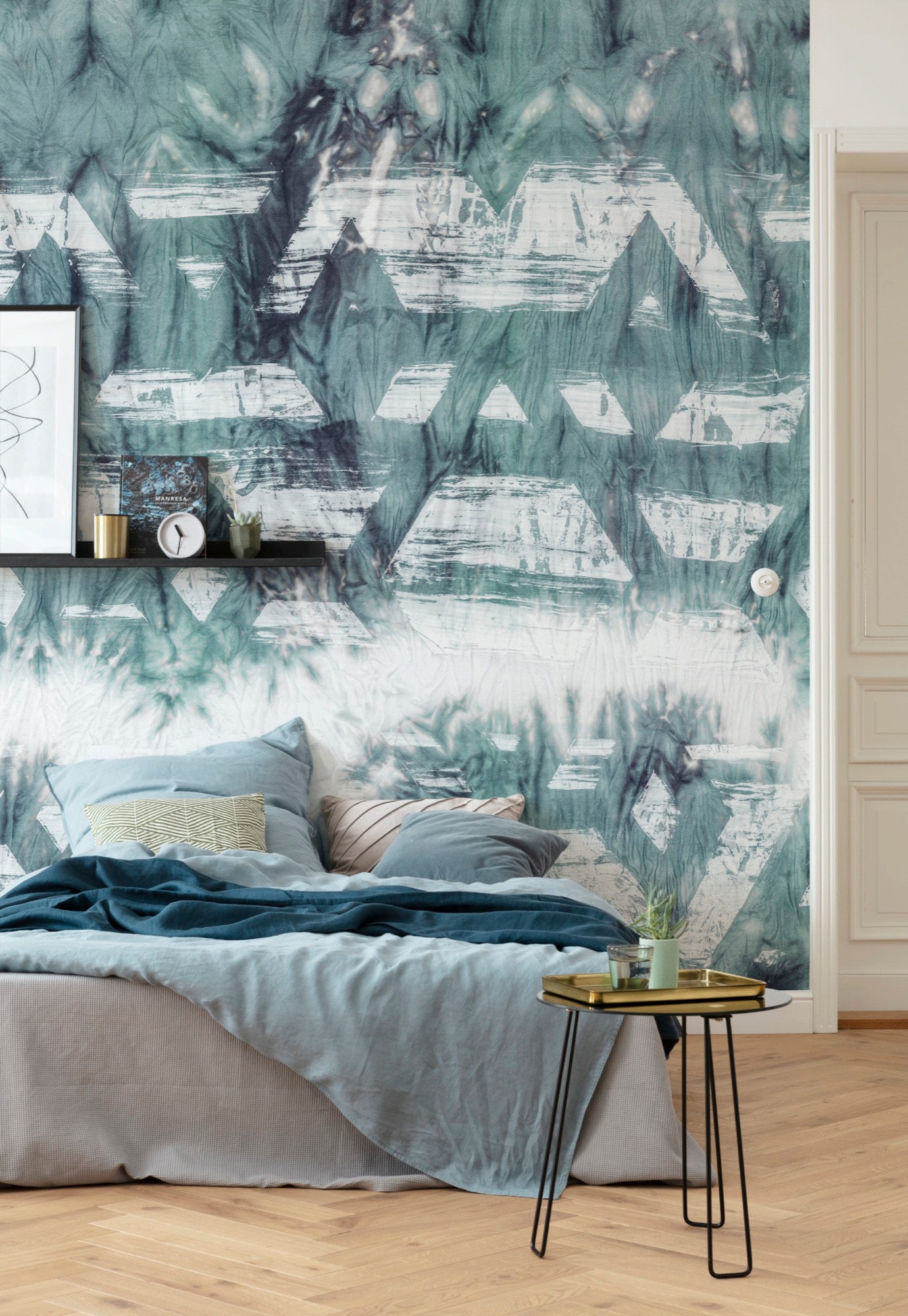 Komar Vliestapete »Digitaldruck Vlies -  Tribal Dye - Grösse 350 x 280 cm« bedruckt glatt Wohnzimmer, Schlafzimmer