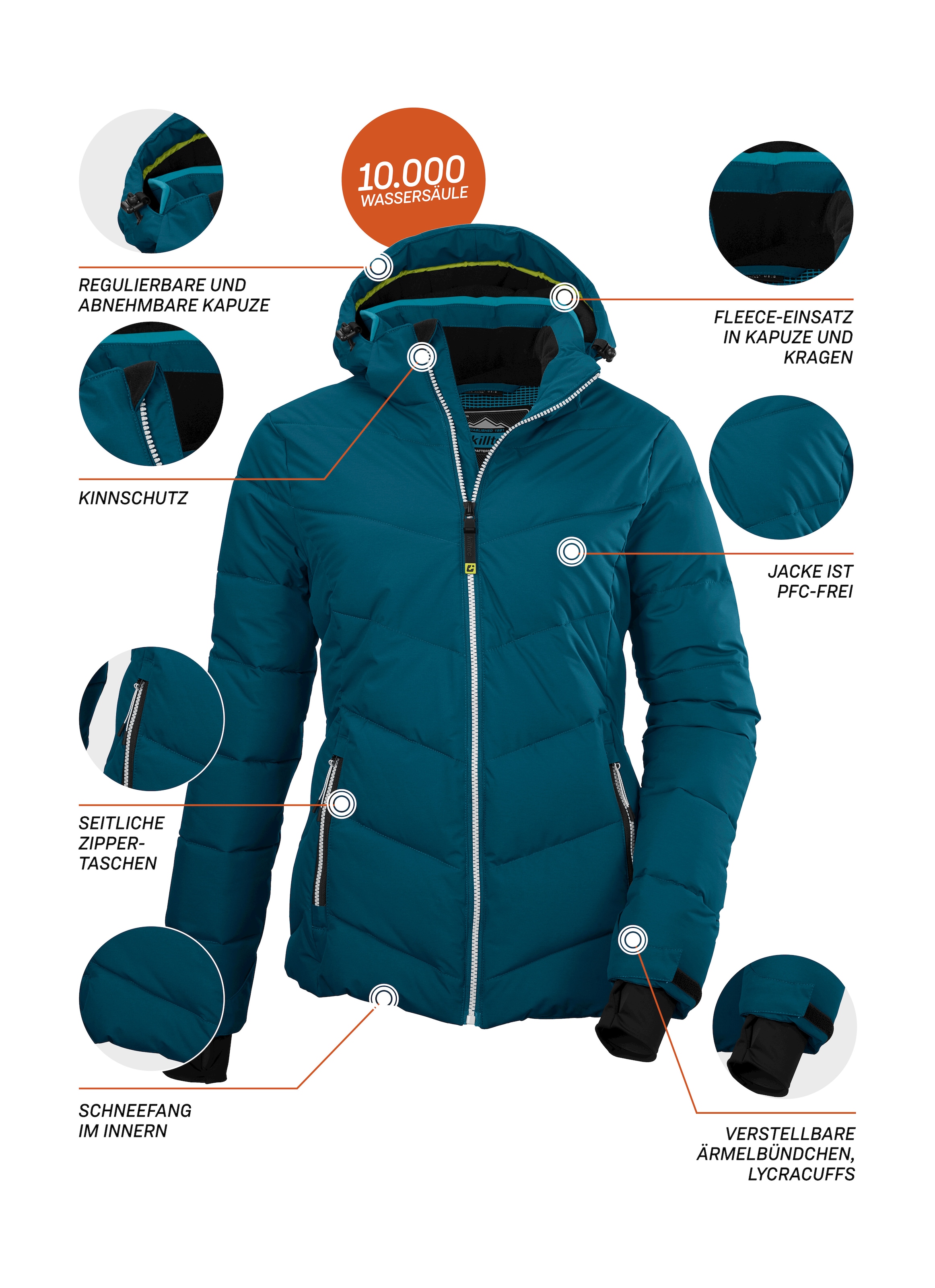 Killtec Skijacke »KSW 289 WMN SKI JCKT«