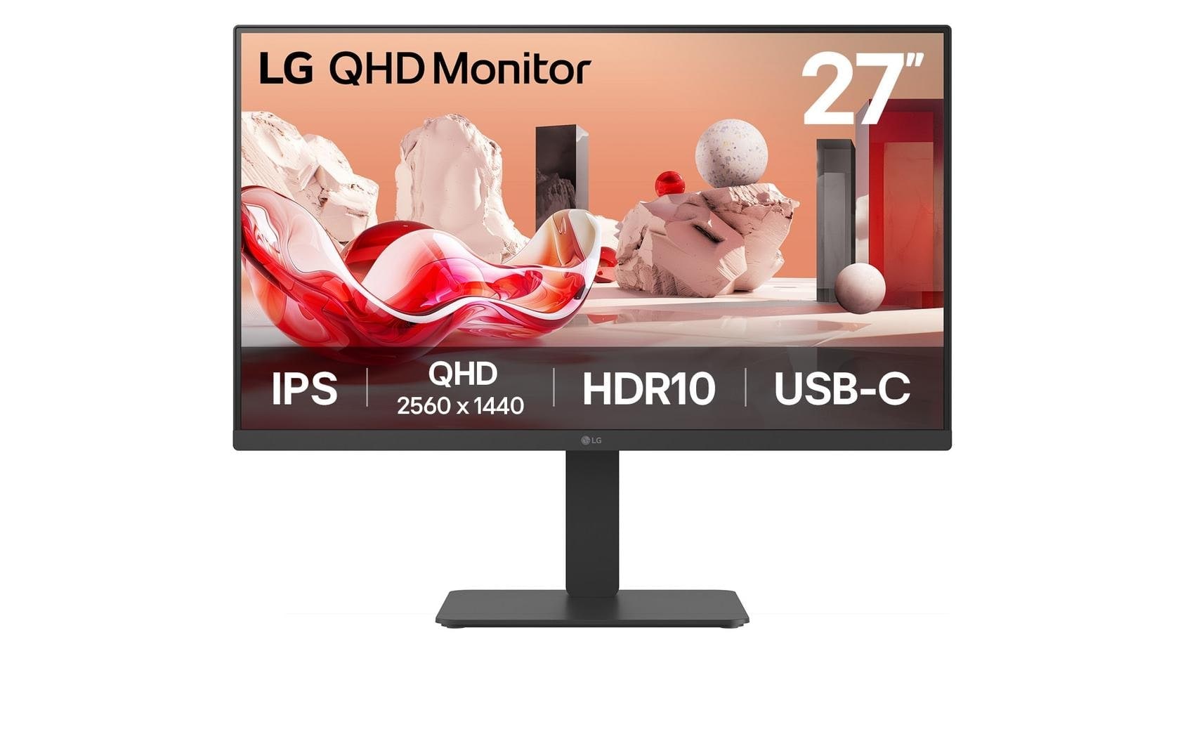 LG LCD-Monitor »27BA65QB-B.AEU 27 , 2560 x 1440 (WQHD)« 68,58 cm/27 ″  2560 x 1440 px WQHD 5 Reaktionszeit 100 Hz