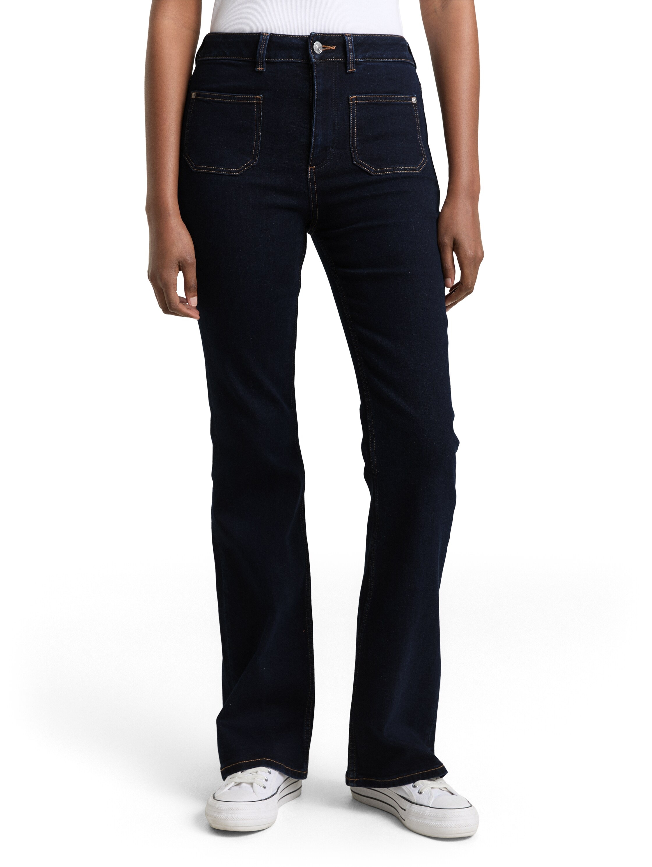 Image of TOM TAILOR Denim Bootcut-Jeans "AVA" mit Taschen