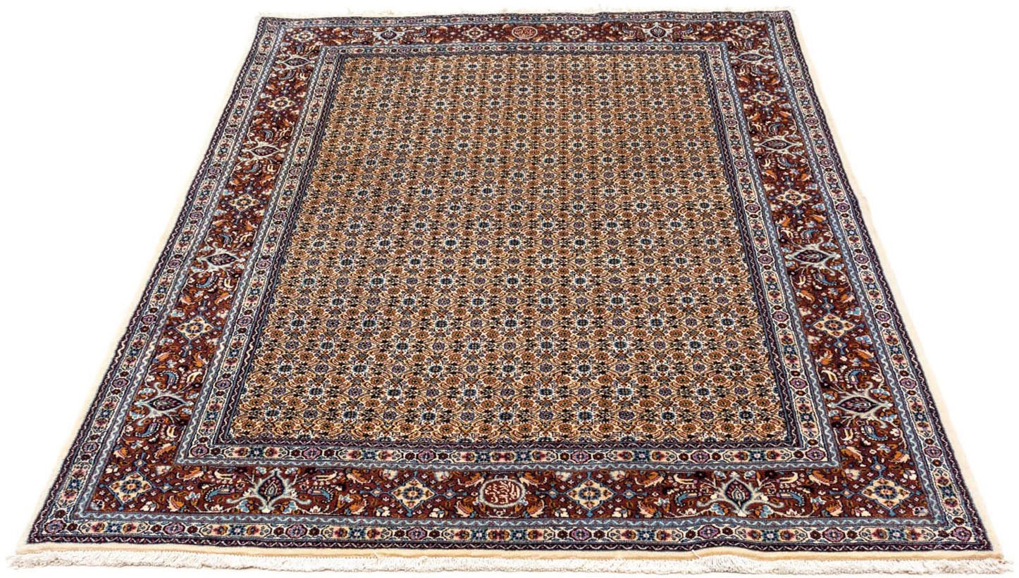 Image of morgenland Hochflor-Läufer »Moud Medaillon Beige 396 x 81 cm«, rechteckig, 1 mm Höhe, Unikat mit Zertifikat bei Ackermann Versand Schweiz