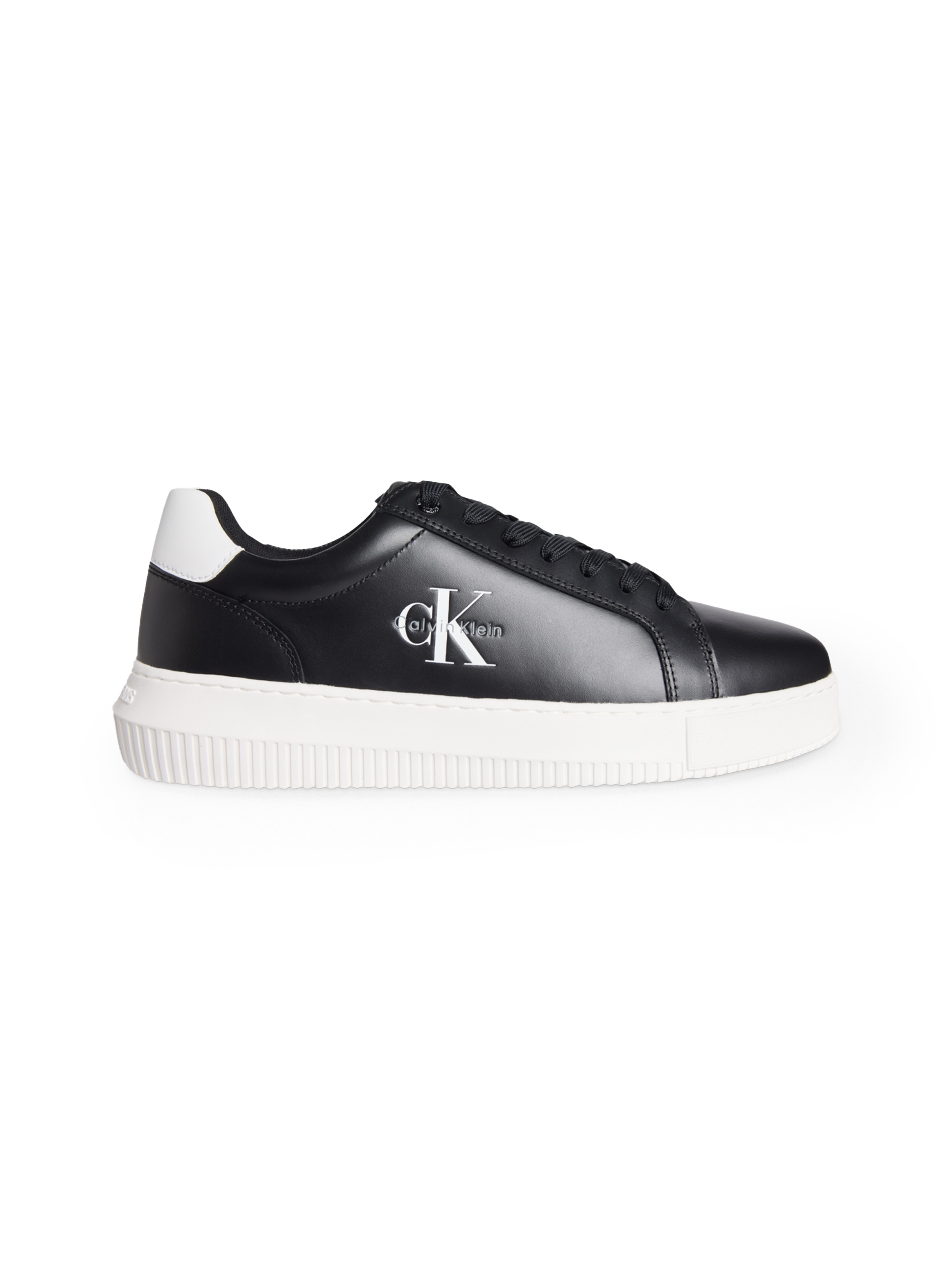 Calvin Klein Jeans Sneakers »CHUNKY CUPSOLE MONO LTH«  Schnürschuh, Halbschuh, Freizeitsneaker mit seitlichem Logo