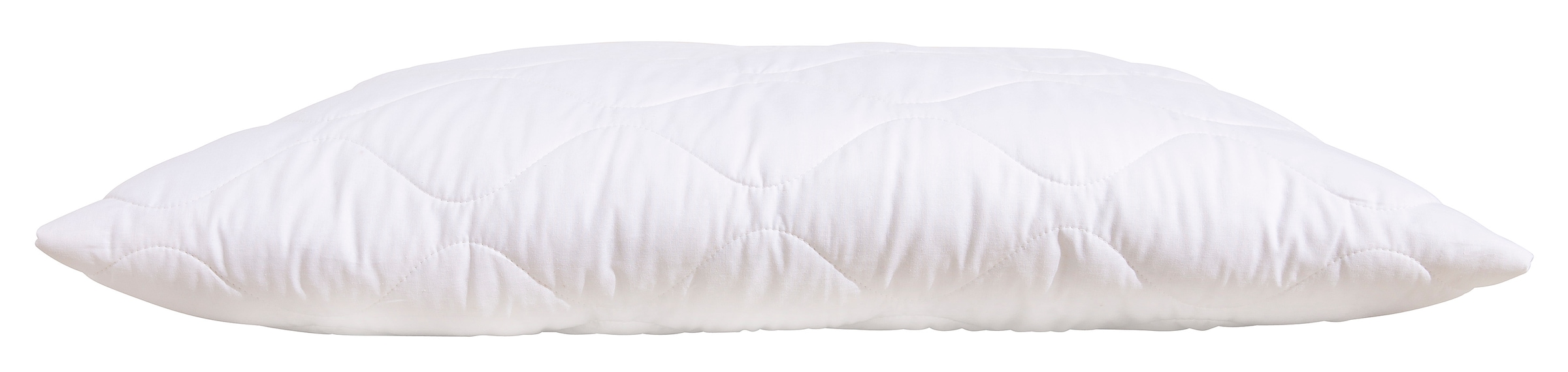 fan Microfaserkissen »Kansas, mit Baumwollbezug und Reissverschluss«, Füllung: 100% Microfaser, Bezug: 100% Baumwolle, (1 St.), in 40x80 oder 80x80 cm, Kopfkissen aus Microfaser, Made in Germany
