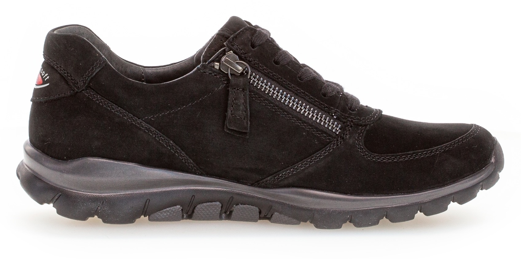 Gabor Rollingsoft Keilsneaker, Freizeitschuh, Halbschuh, Schnürschuh mit OPTIFIT-Wechselfussbett