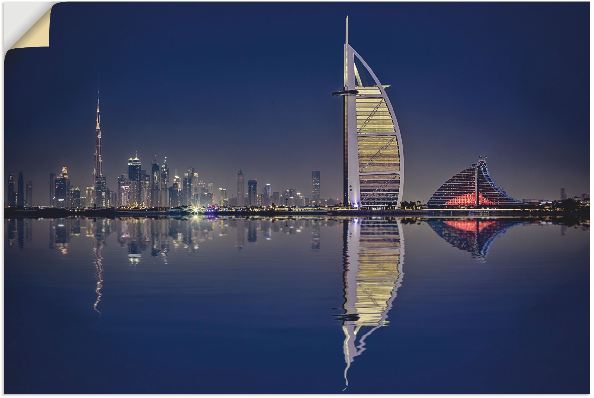 oder von Leinwandbild, »Dubai II«, kaufen Bilder Grössen Wandbild Artland Wandaufkleber versch. Asien, in als St.), (1 Poster Alubild,