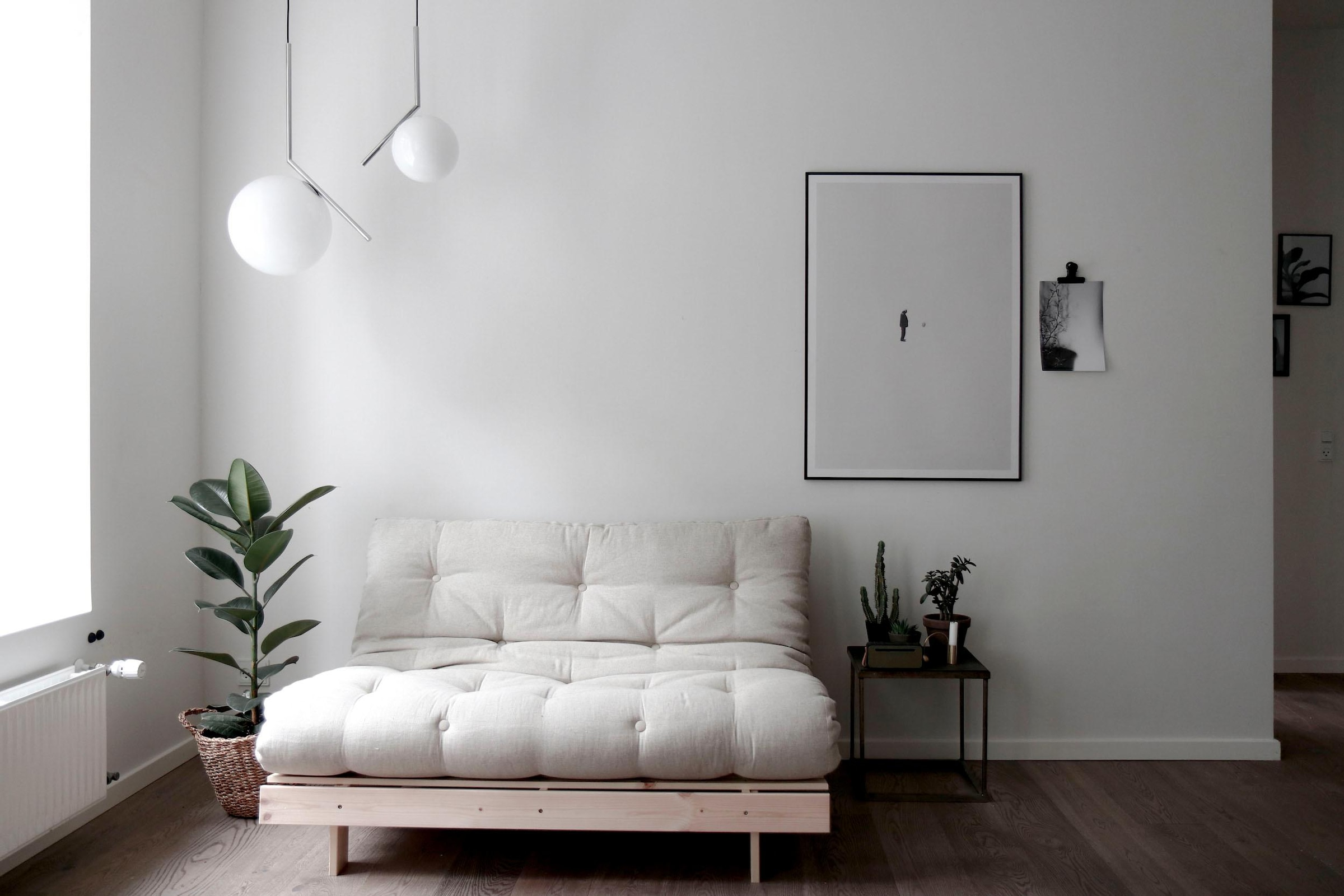 Karup Design Daybed »Roots 140 Schlafsofa, Gästebett, Sofa mit Futonmatratze«, Inkl. Futonmatratze, Liegefläche 140x200 cm, FSC® zertifizierte Kiefer