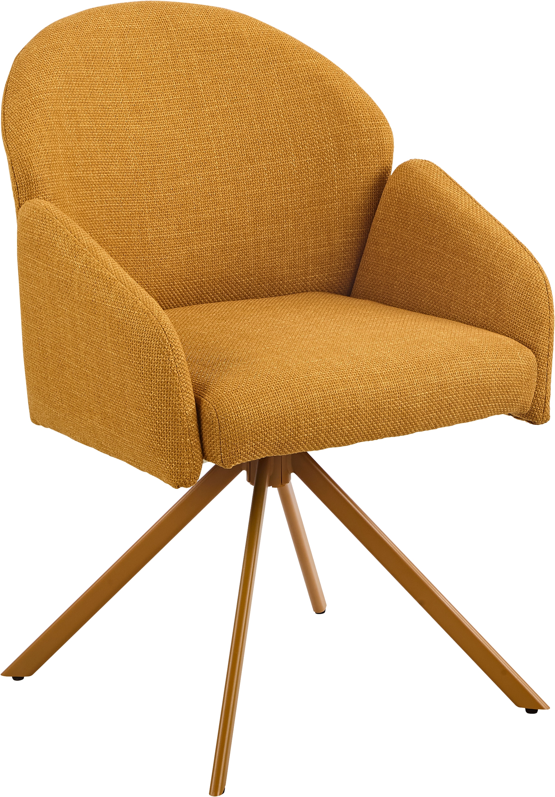 HELA Armlehnstuhl »HOLLY« (Set) 1 Stk.360° drehbar, Armlehnen, Gestell angepasst, Swing Back Komfortrücken