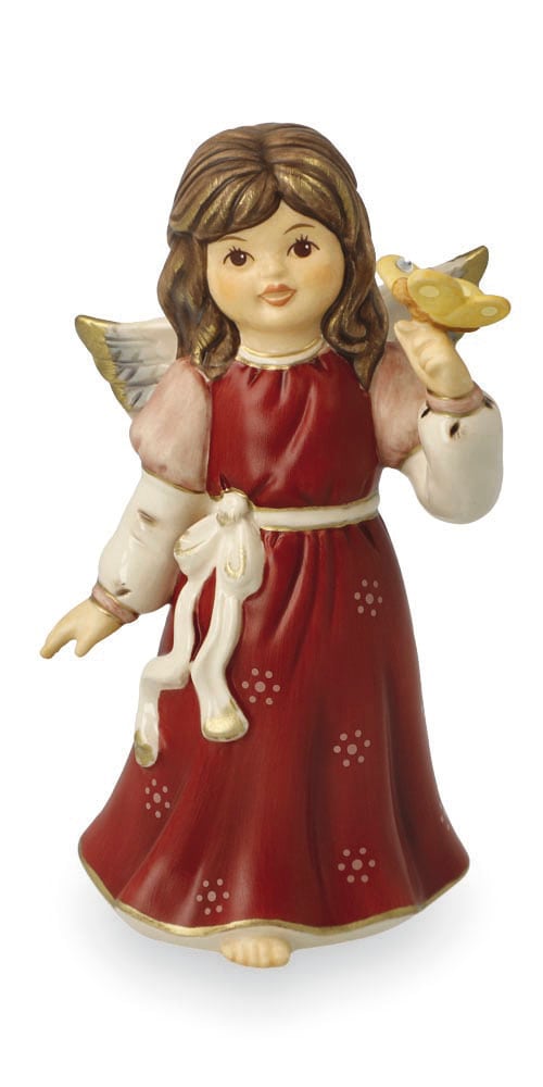Image of Goebel Dekofigur "Engel Dein Reisebegleiter" 6,5 x 6 x 12 cm