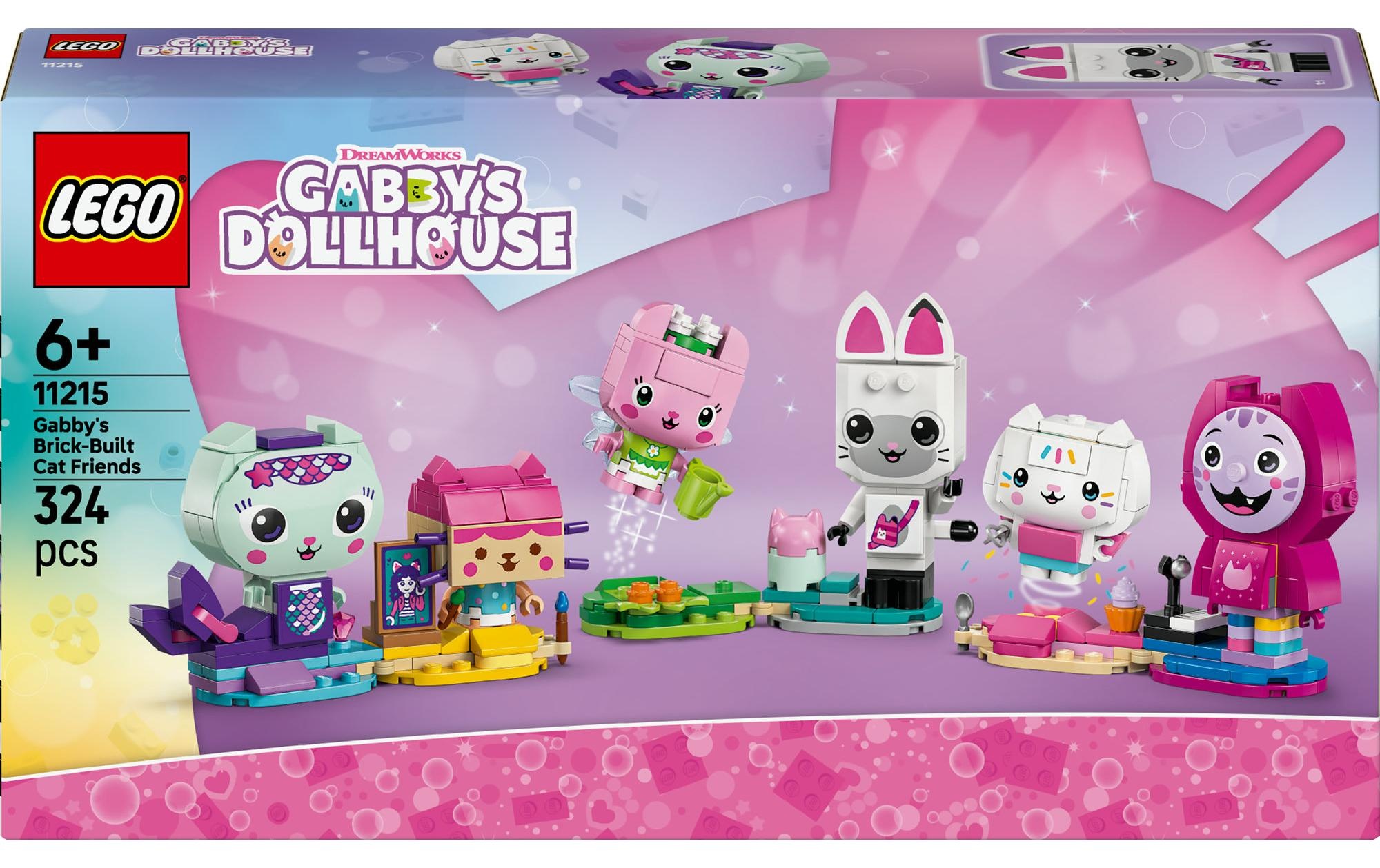 Image of LEGO Konstruktionsspielsteine "Gabbys Dollhouse Gabbys Katzenfreunde 11215"