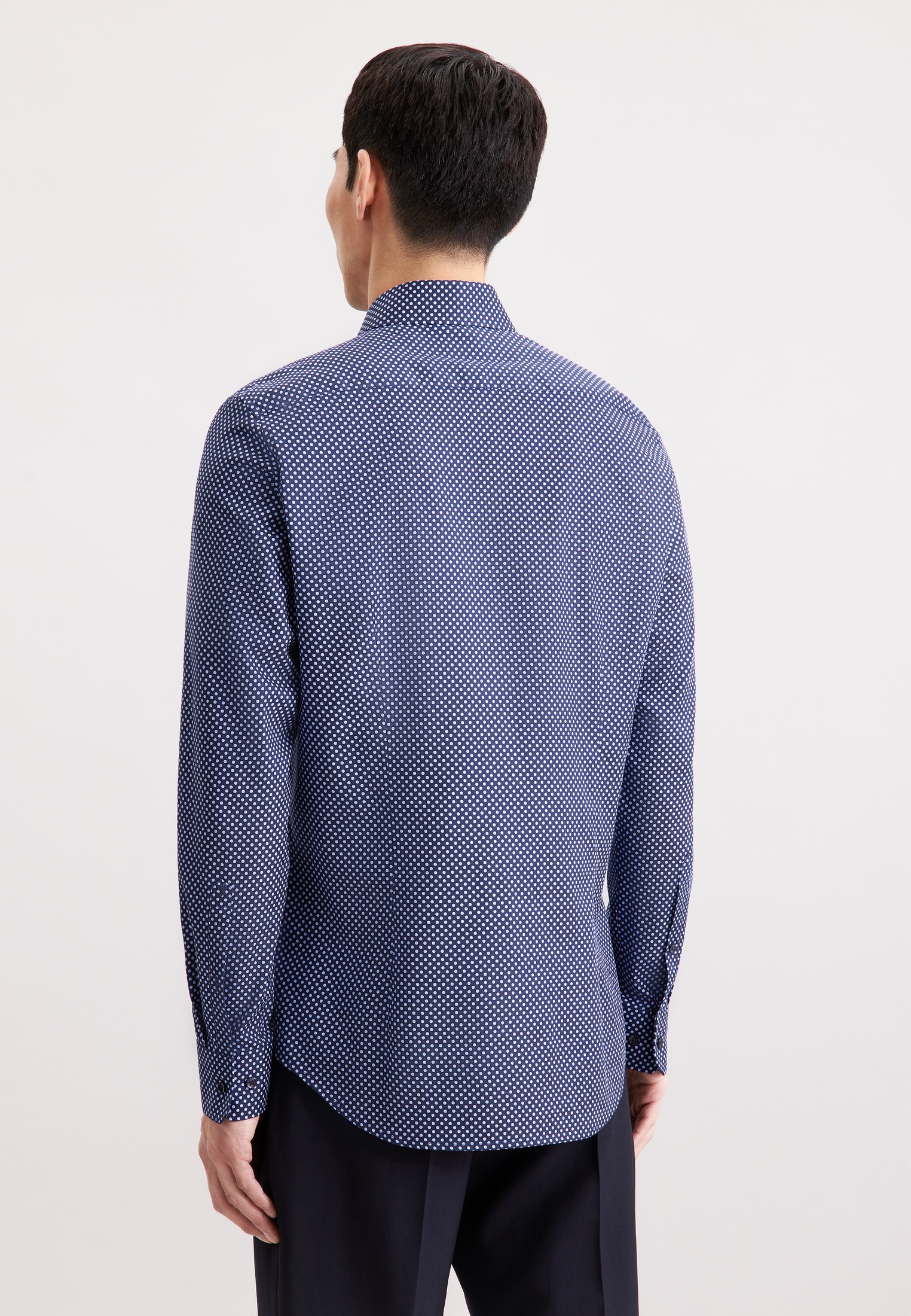 seidensticker Businesshemd »Schwarze Rose« Slim 1/1 Kentkragen Druck