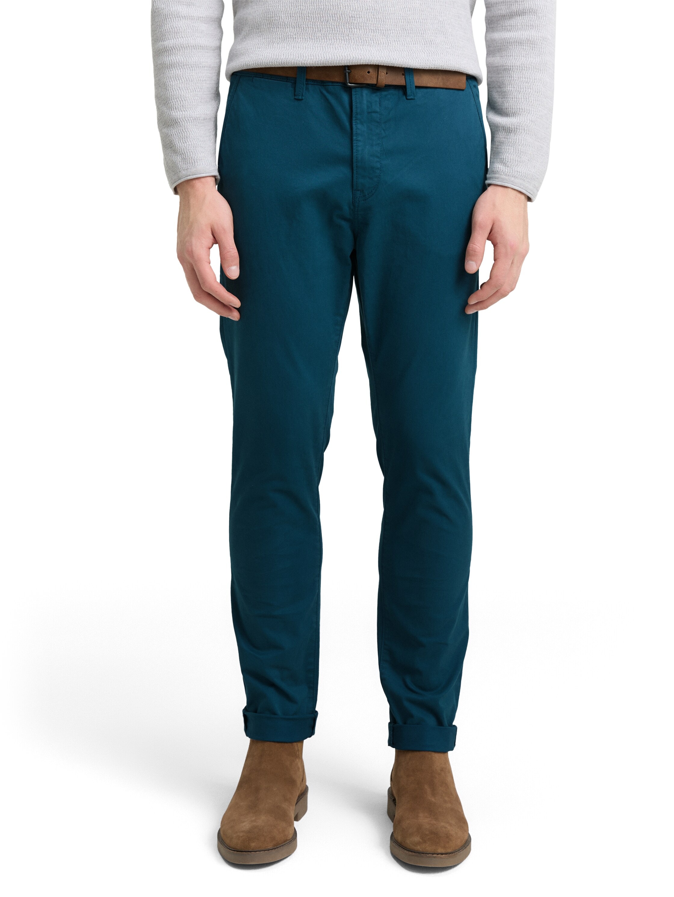 Image of TOM TAILOR Denim Chinohose mit Gürtel