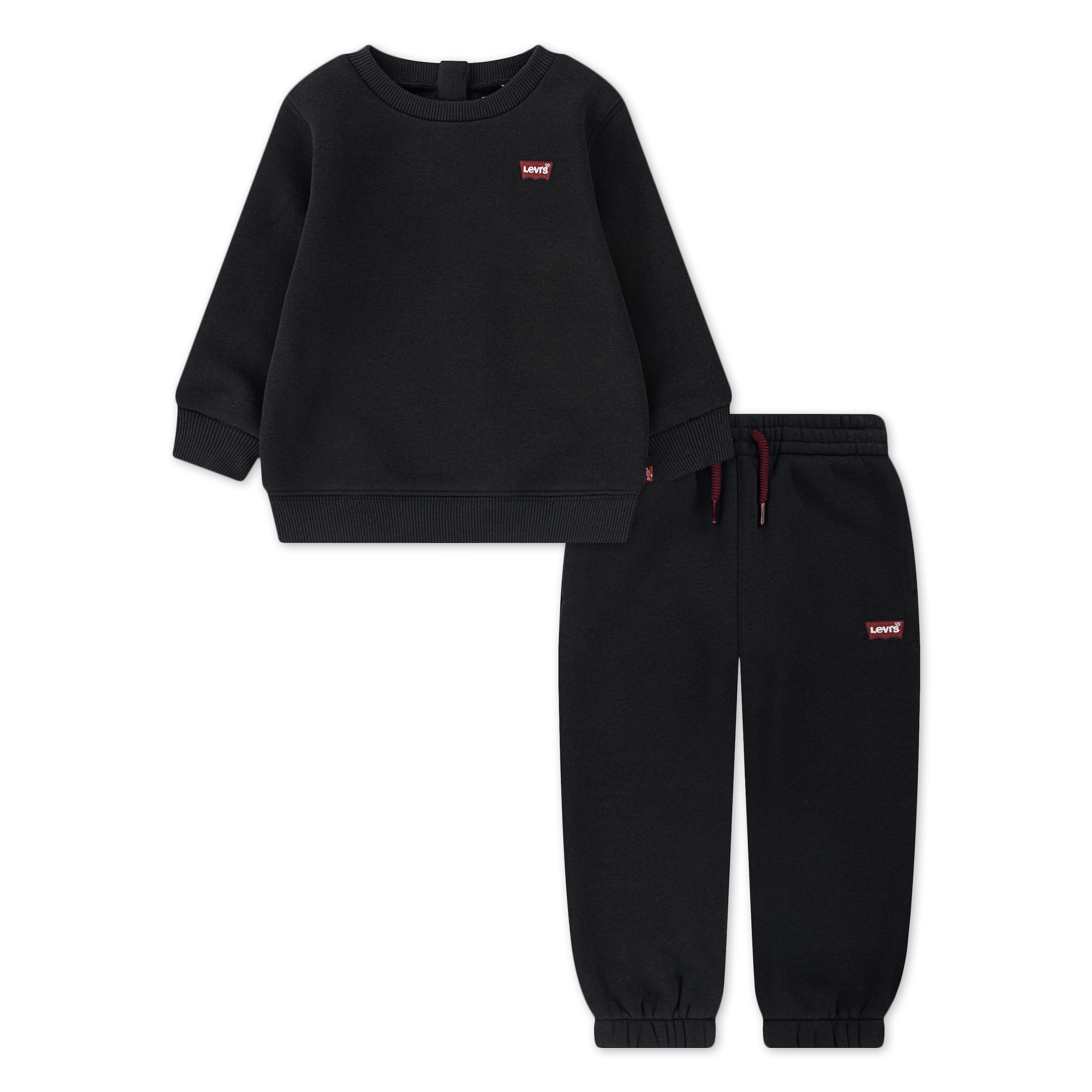 Image of Levis Kids Sweatshirt "LVN HOODIE & JOGGER SET", 2 und Sweatpants/ Jogginganzug aus softem Baumwollmix