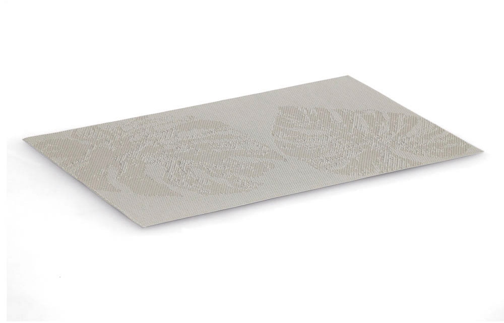 Zeller Present Set de table modernes Monstera Blätter Design, 6-teilig, Kunststoff, 30x45 cm