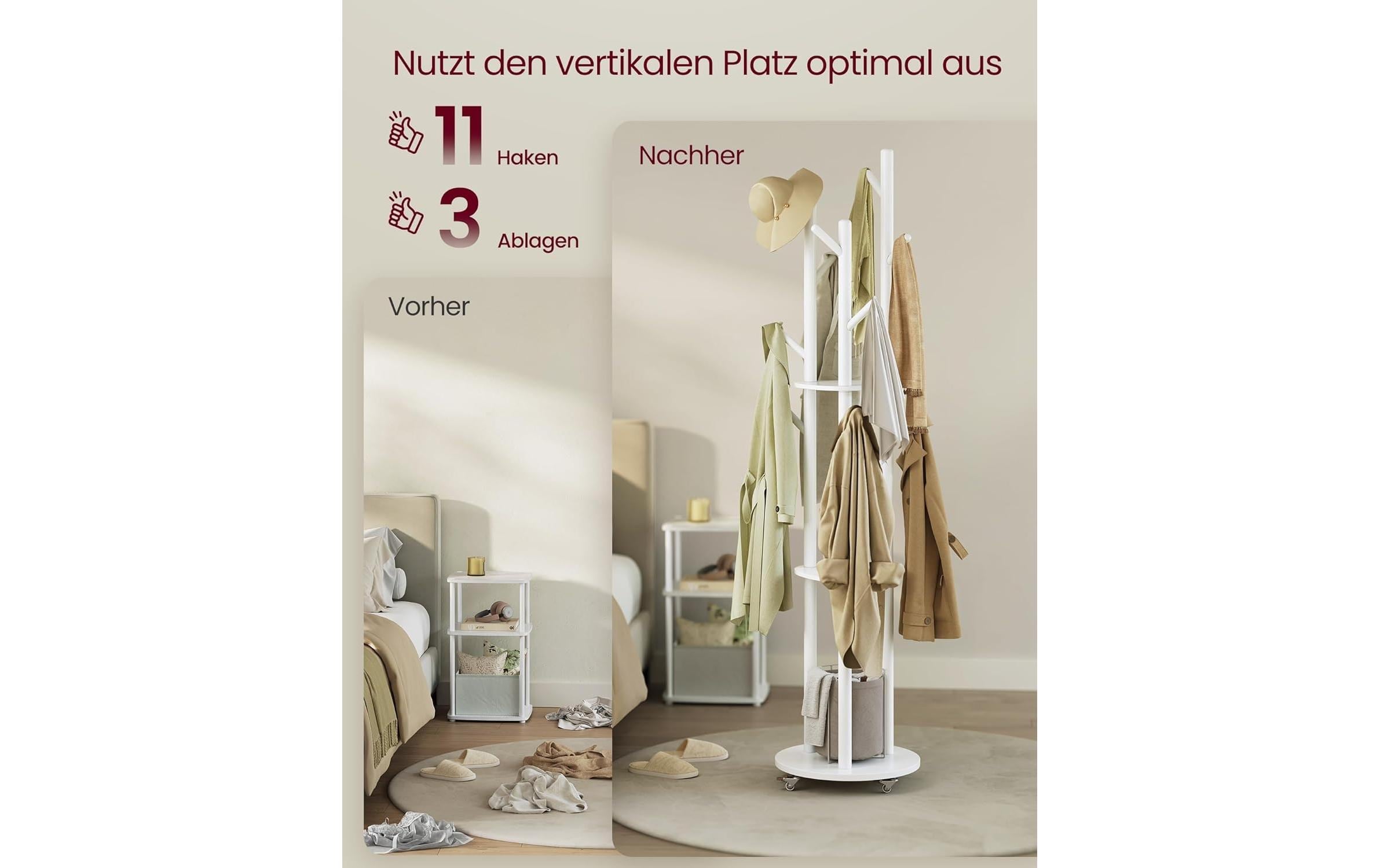 VASAGLE Garderobenständer