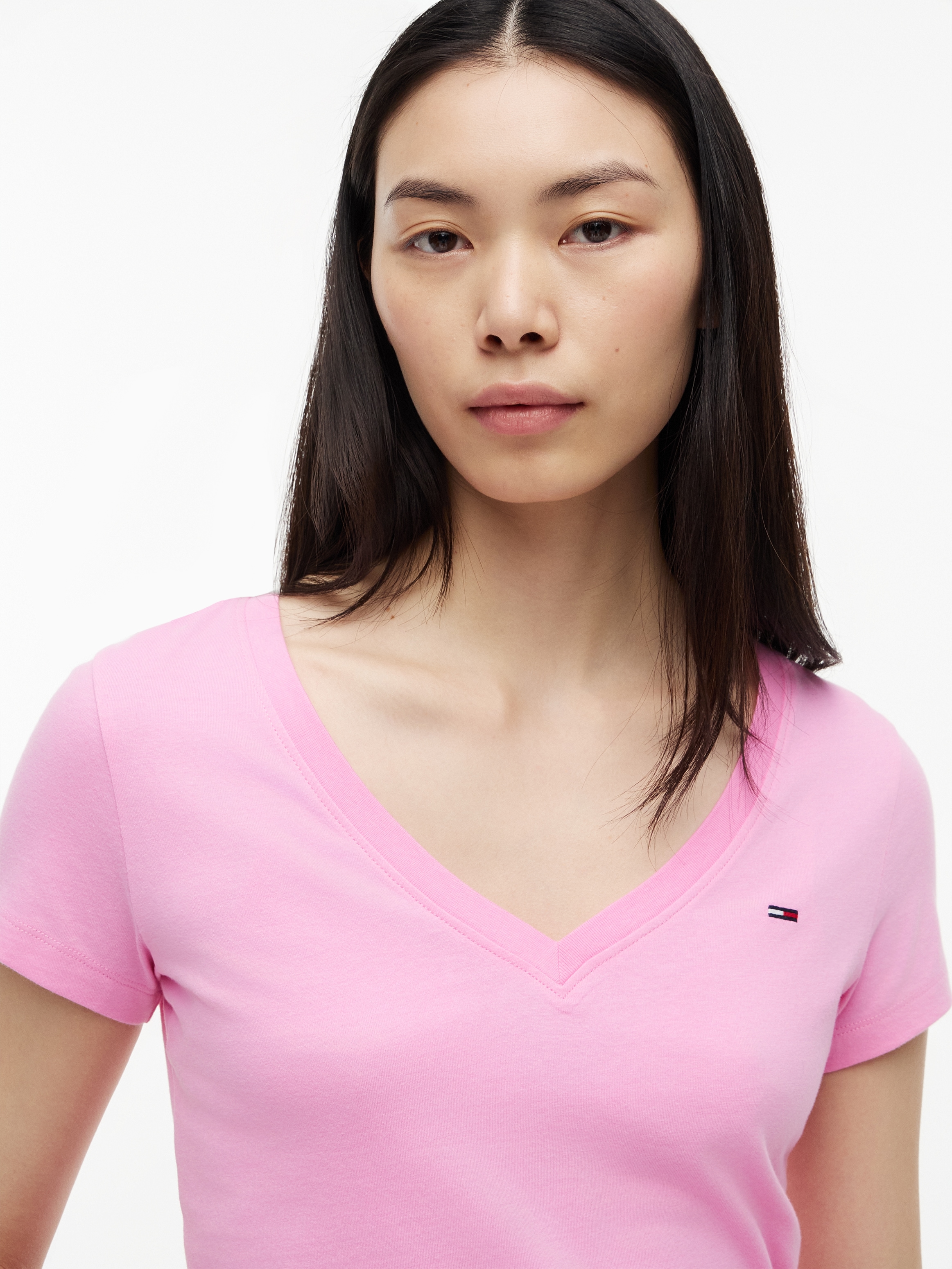 Tommy Jeans T-shirt en V »TJW 3PACK V-NECK TEE« Paquet, 3er-Pack, 3 Baumwolle, V-Ausschnitt, 3 Stück im Set
