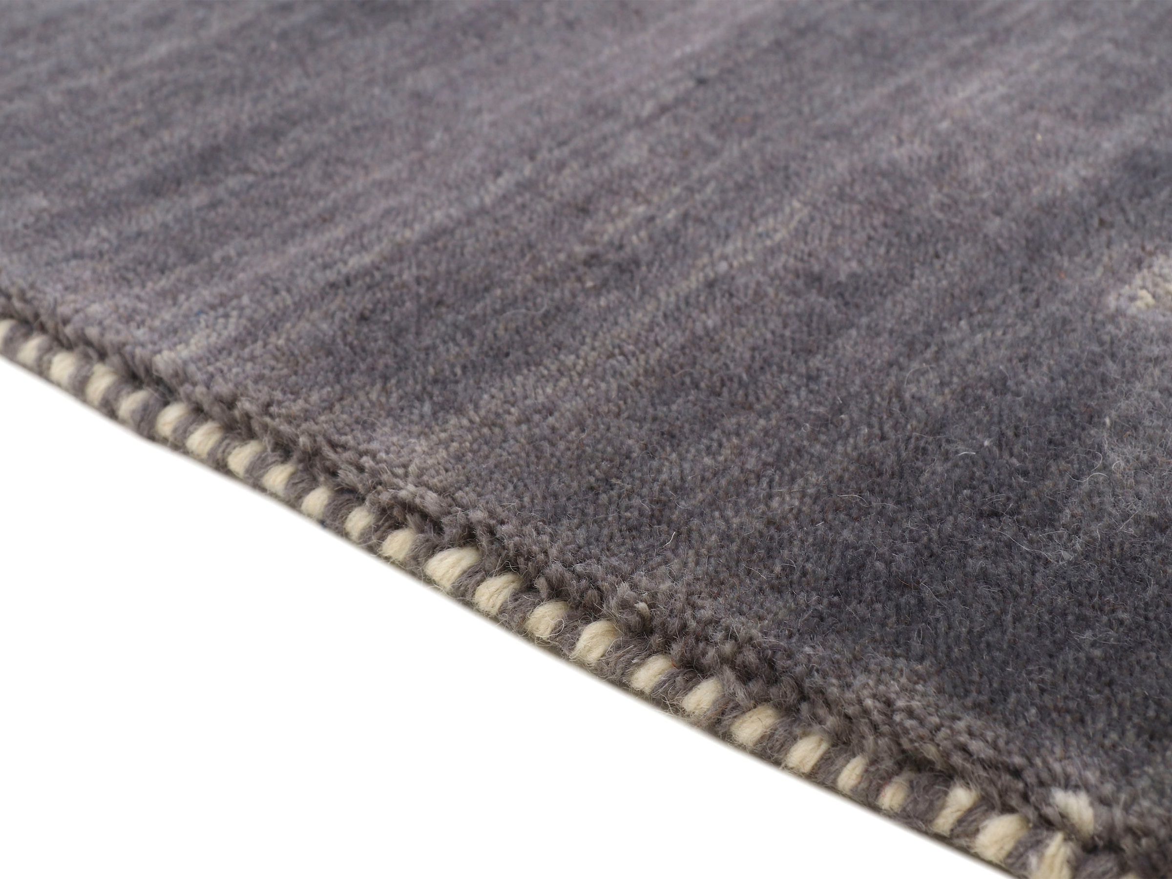 carpetfine Wollteppich »Gabbeh Uni, auch als Läufer erhältlich«, rechteckig, 15 mm Höhe, reine Wolle, handgewebt, Gabbeh Loom Tiermotiv, grosse Farbauswahl