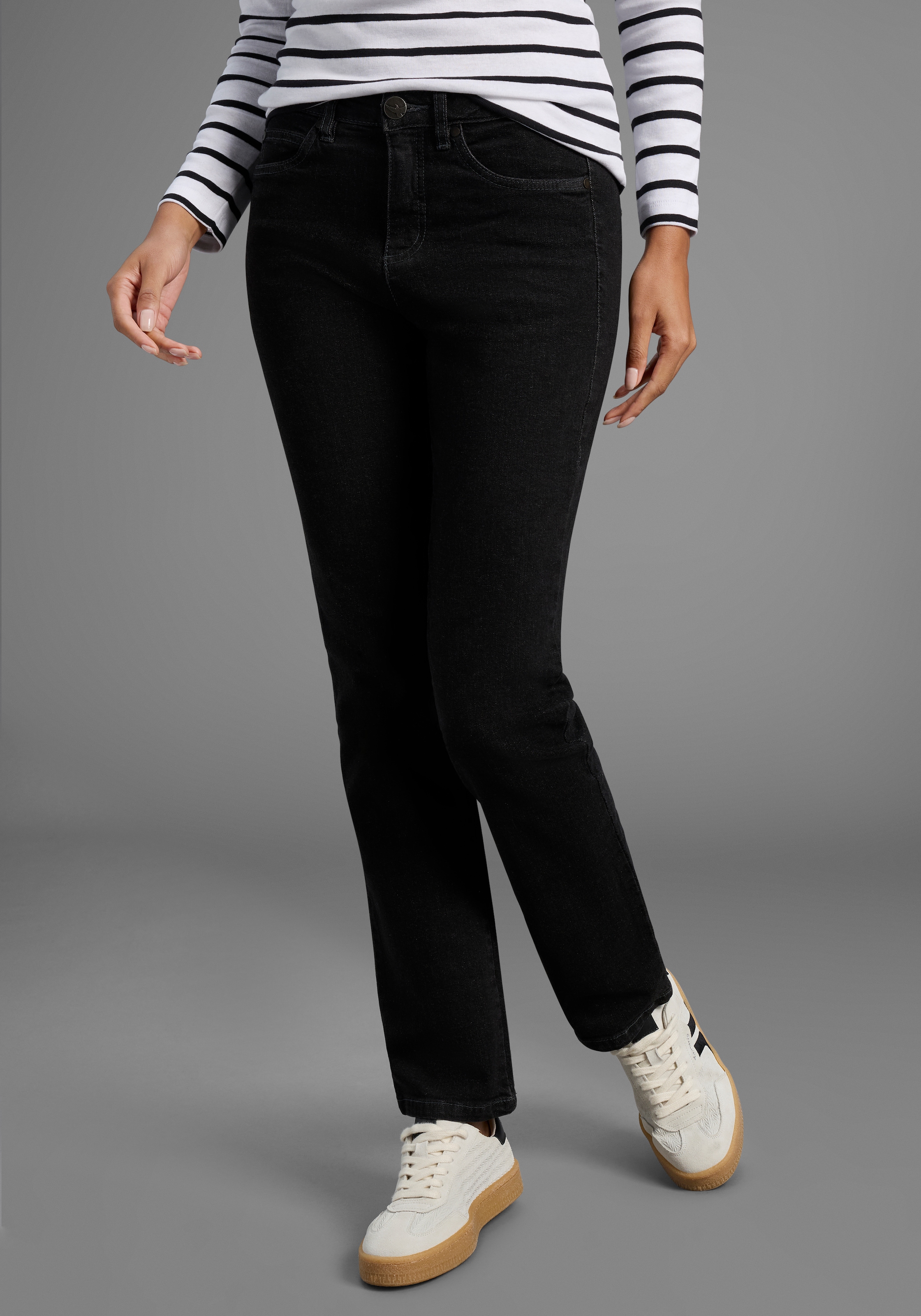 Image of Arizona Gerade Jeans "Comfort-Fit" High Waist