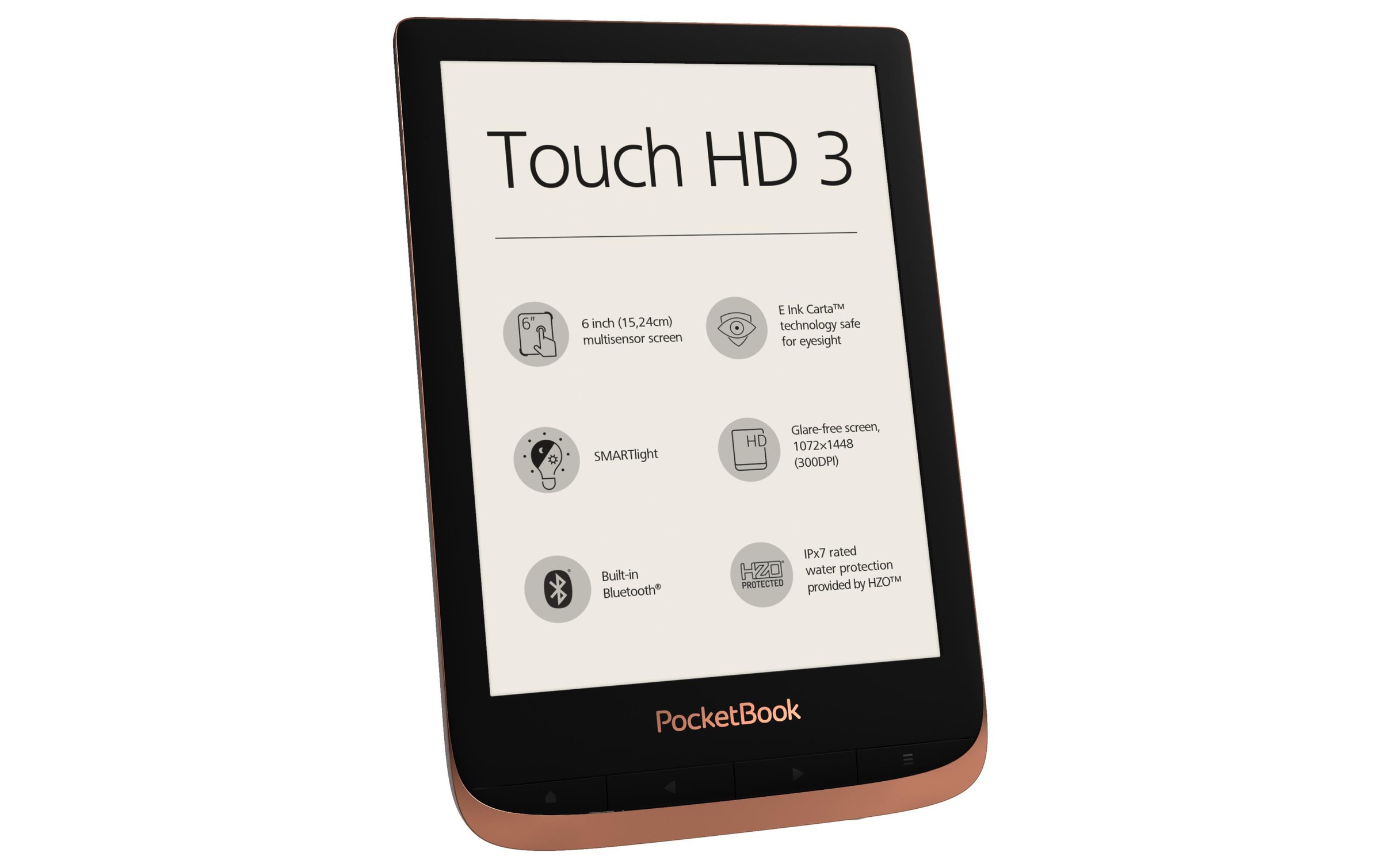 PocketBook E-Book »Reader Touch HD 3«, (15,24 cm / 6 Zoll),)