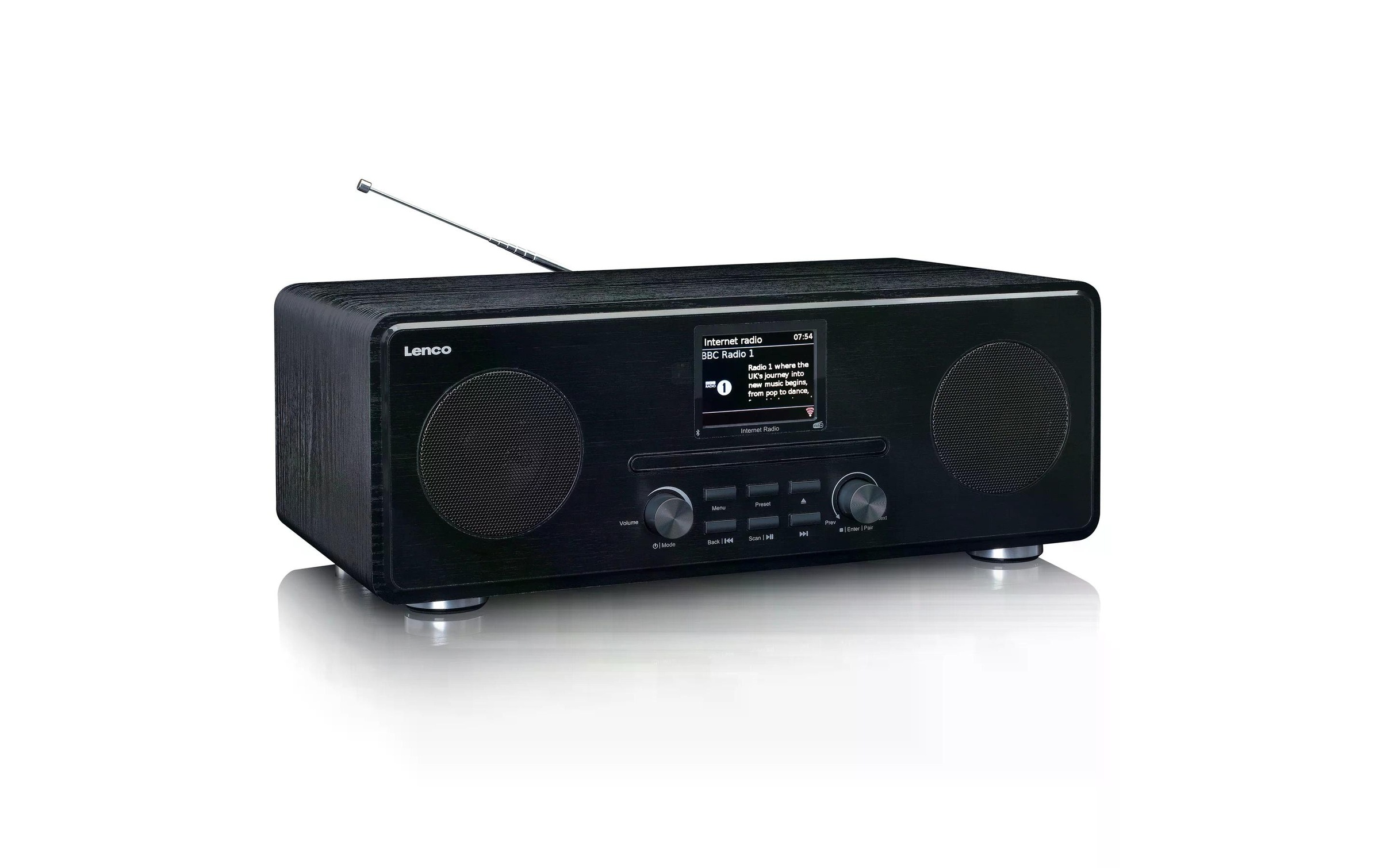 Lenco Internet-Radio »DIR-260BK«, (Digitalradio (DAB+)-FM-Tuner-Internetradio)