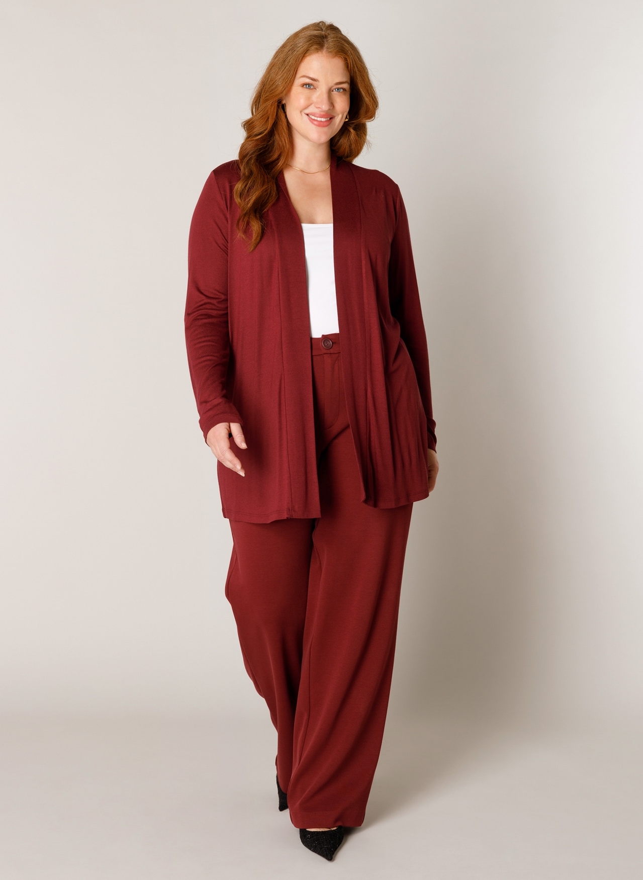 Base Level Curvy Strickjacke »Ayla« Grosse Grössen