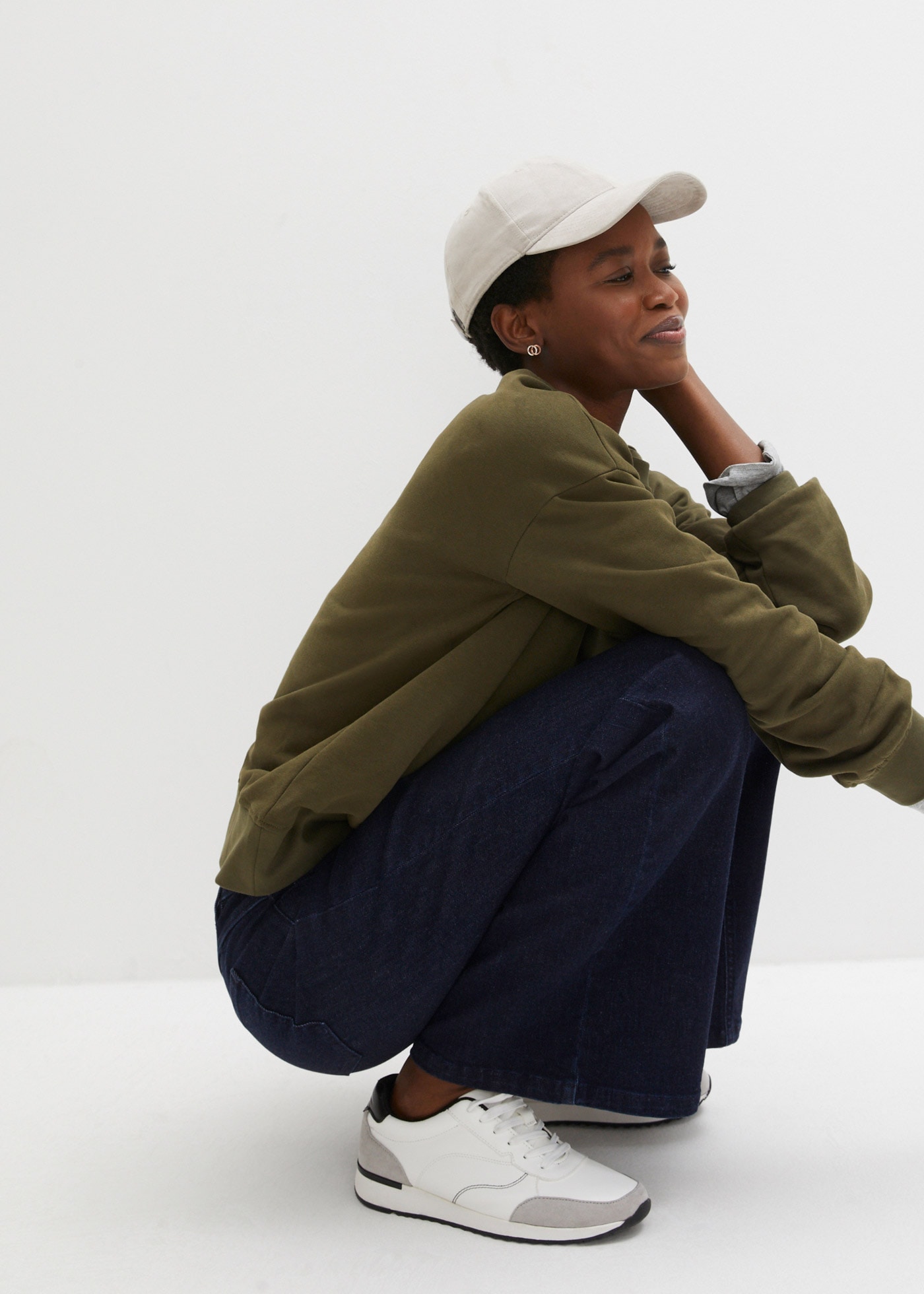 bonprix Jeans large Regular Fit, mit Elasthan-Anteil, mit Bequembund