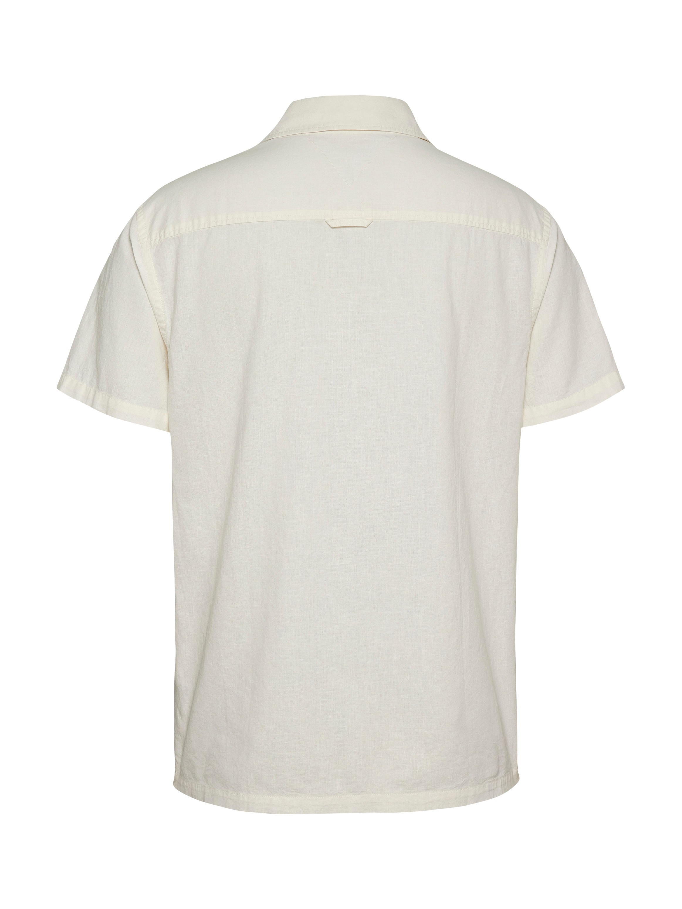Tommy Jeans Plus Kurzarmhemd »TJM LINEN BLEND CAMP SS EXT« Mit V-Ausschnitt