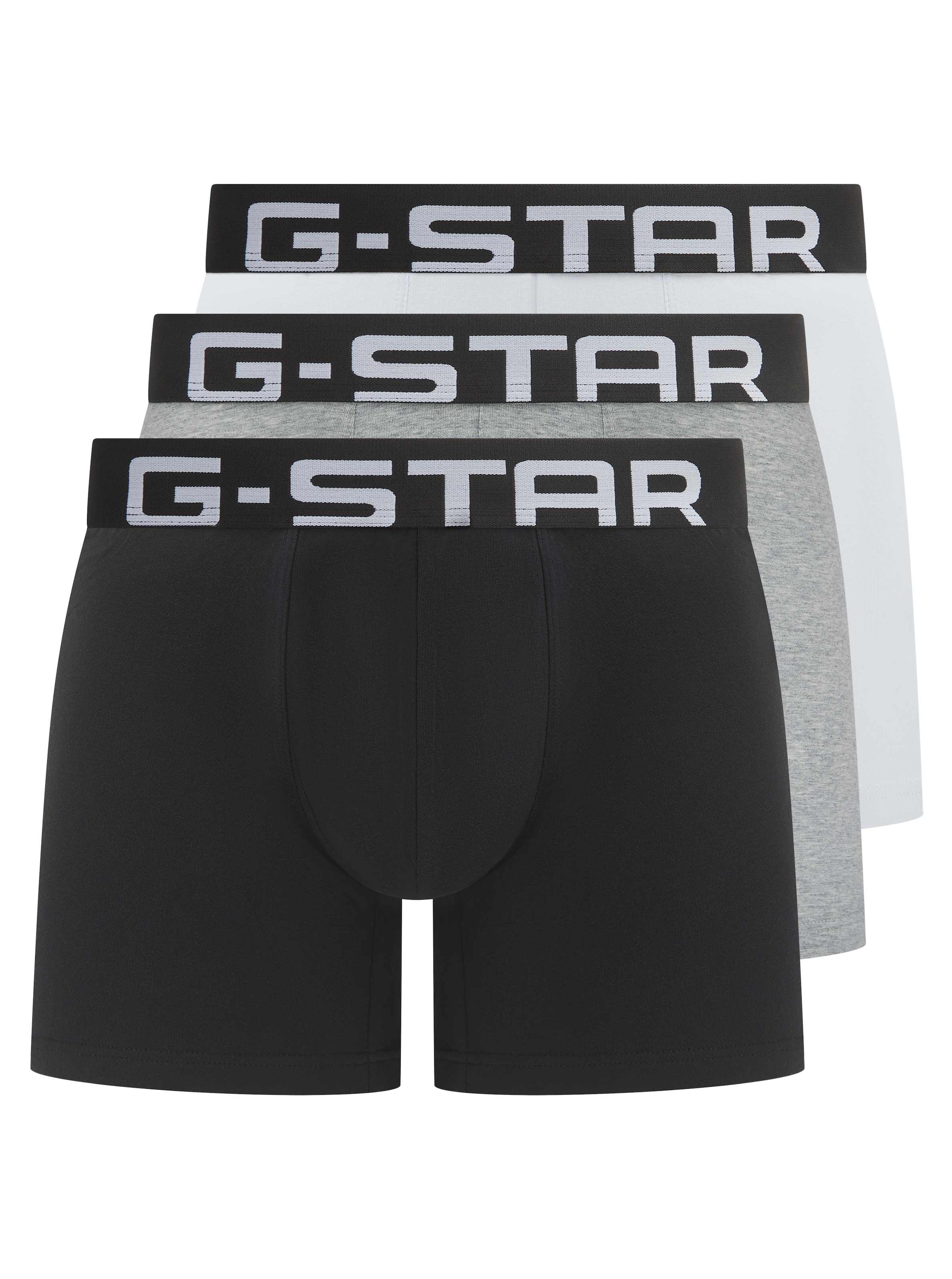 Image of G-STAR Boxershorts "OAK, 3 PACK TRUNKS" Packung, 3 Stk. mit Logobund