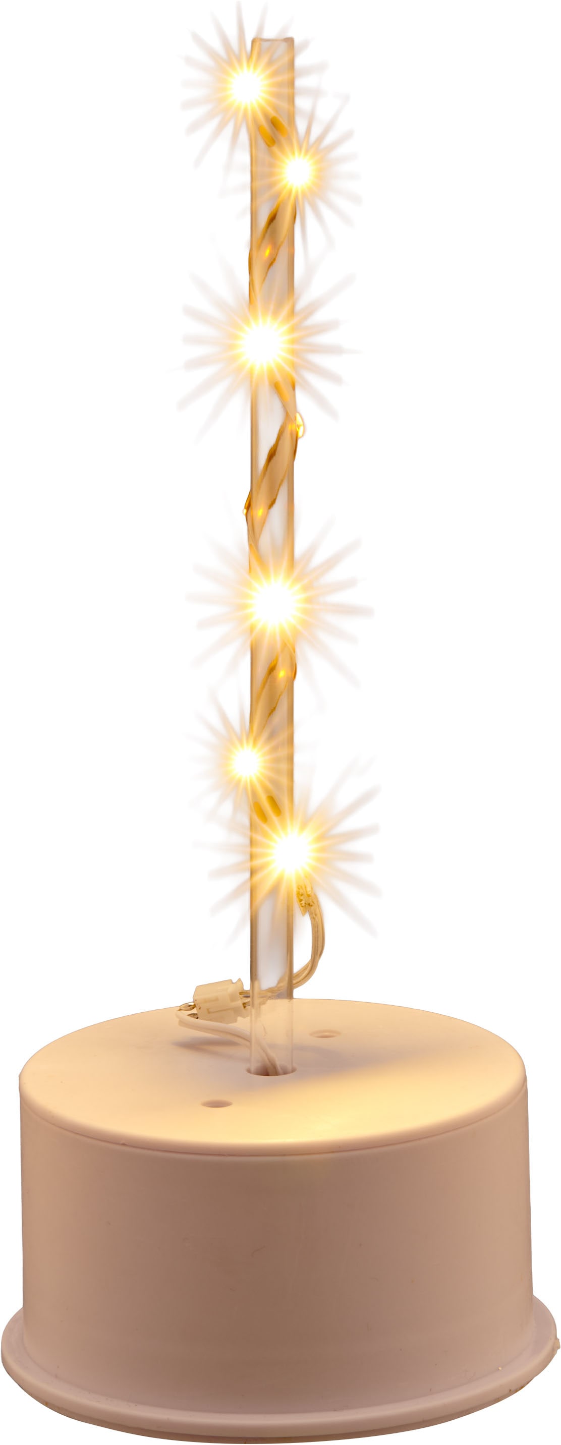 Creativ home Figurine décorative LED »Deko-Figur Tannenbaum« 1 cuis mit Rotation und LED-Beleuchtung