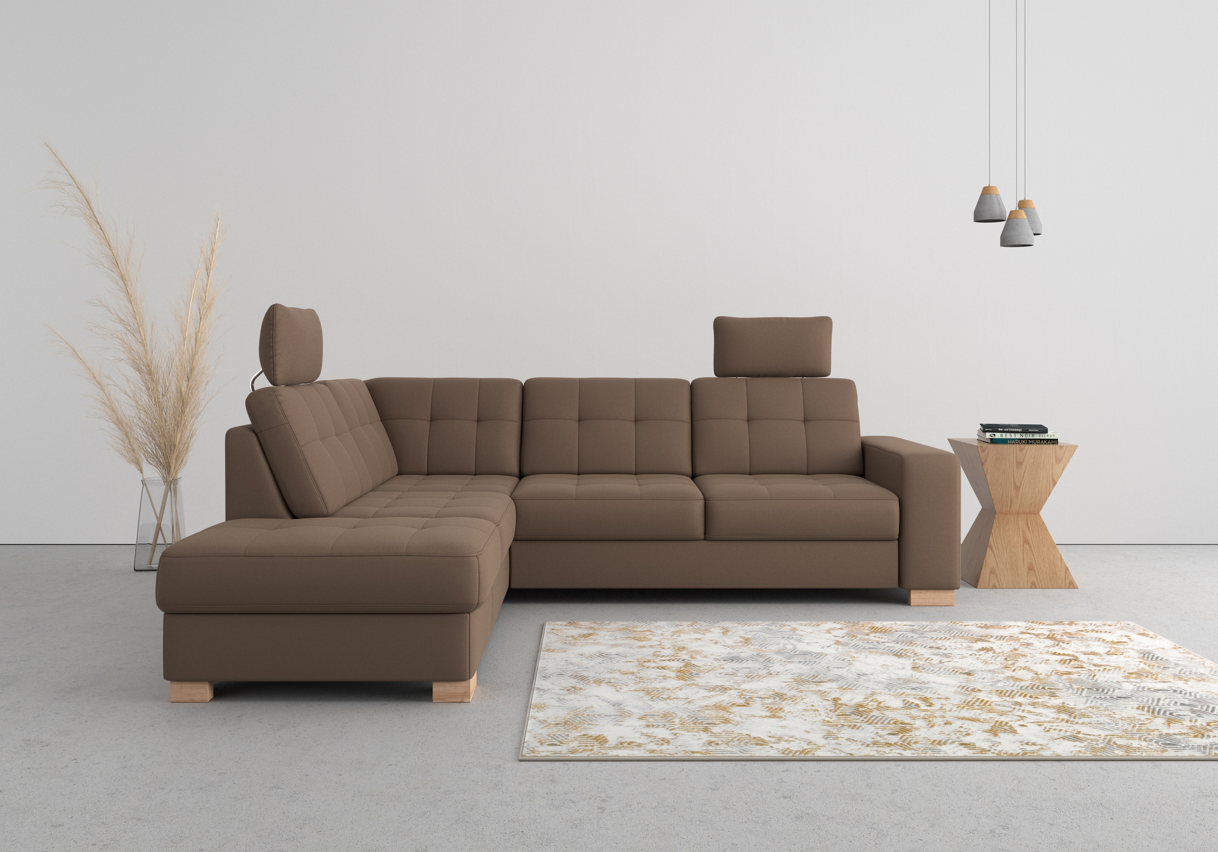 Image of sit&more Ecksofa "Quincy L-Form" wahlweise mit Schlaffunktion und Bettkasten