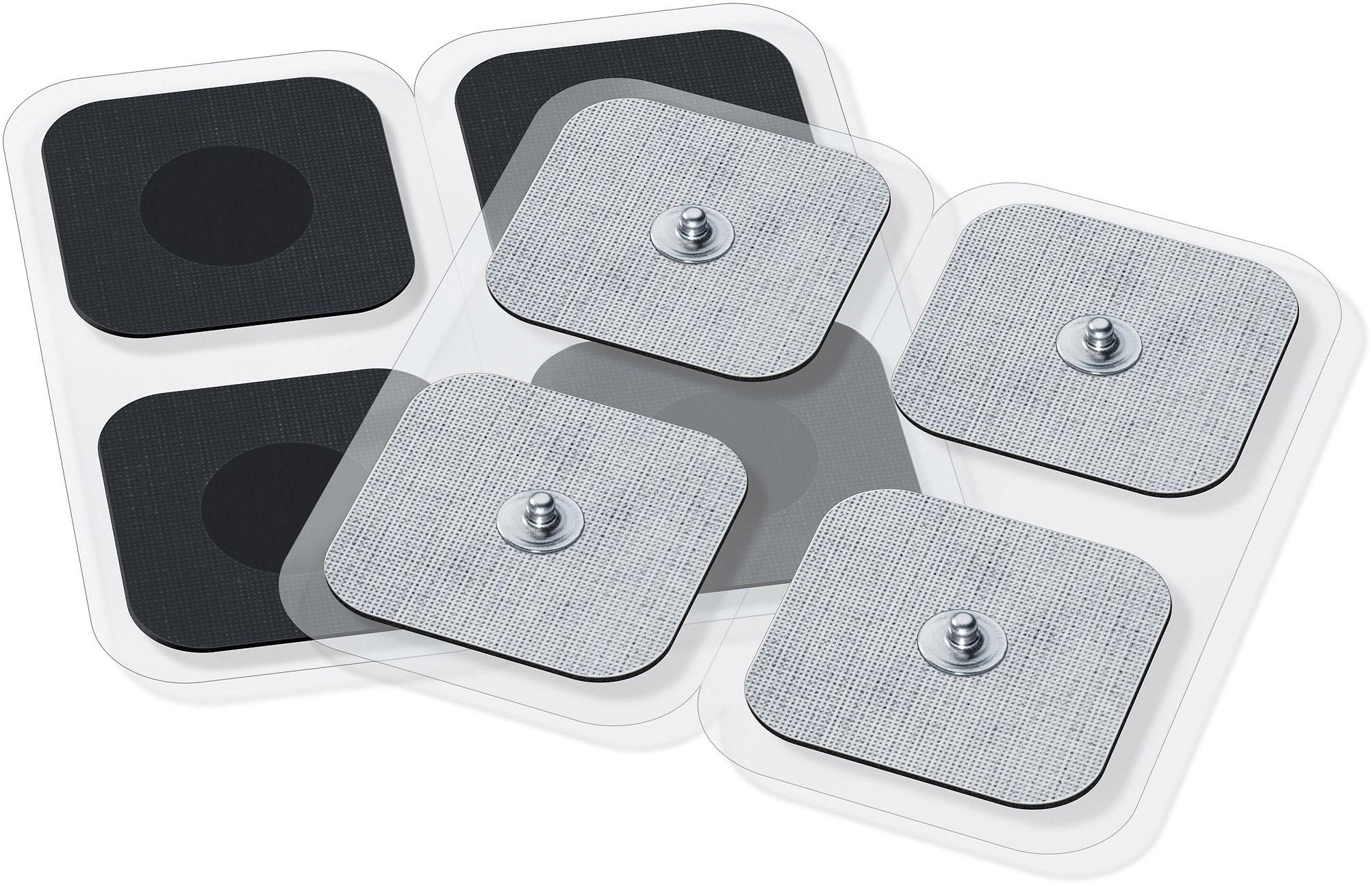 Sanitas Elektrodenpads »Nachkaufelektroden für Beurer TENS/EMS Geräte (EM 40, 41, 49, 80, 95)«, (Set, 8 St.), Enthält 8 selbstklebende Elektroden in der Grösse 45 x 45 mm