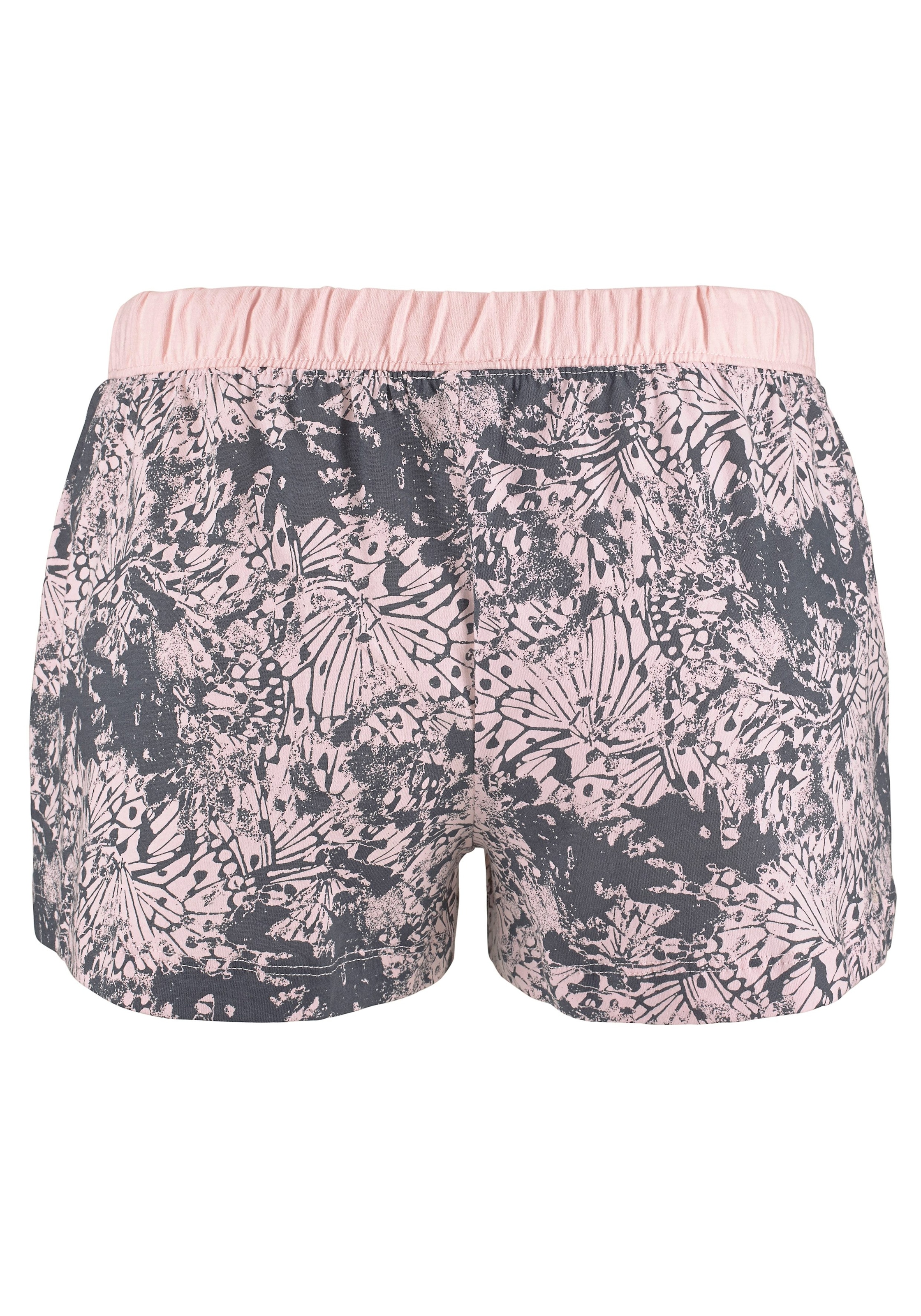 Buffalo Shorty, (2 tlg.), mit gemusterter Shorts und softem Basic T-Shirt