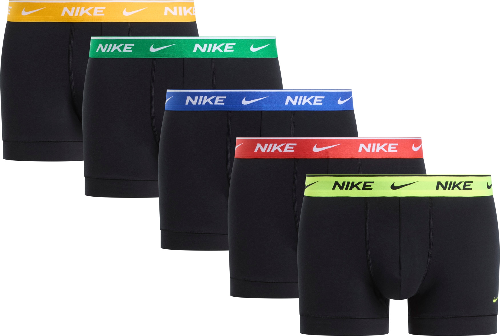 NIKE Underwear Tronc »TRUNK 5PK« Paquet, lot de 5, 5 cuis avec ceinture élastique logo