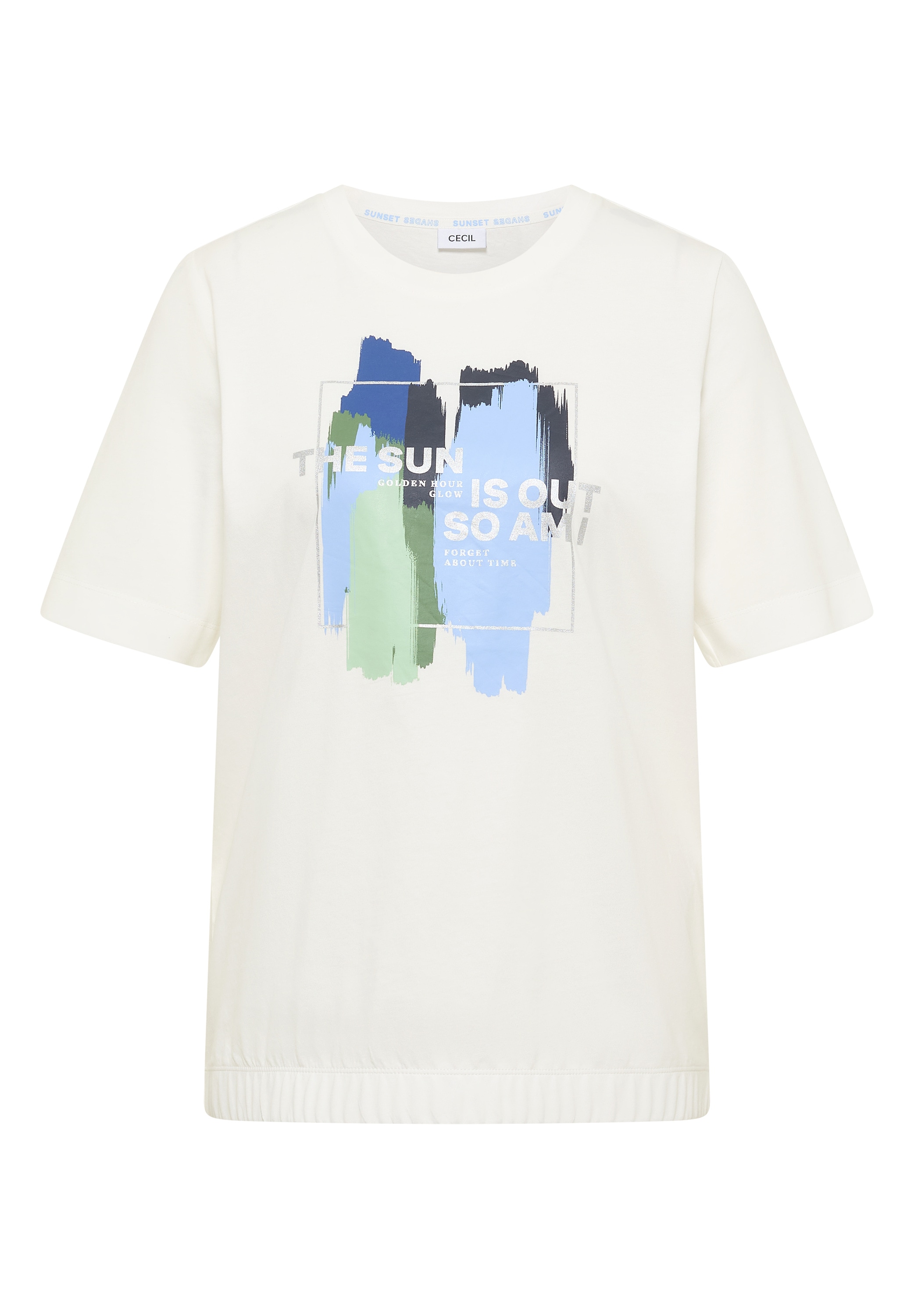 Cecil T-shirt à manches courtes T-shirt d'été avec imprimé