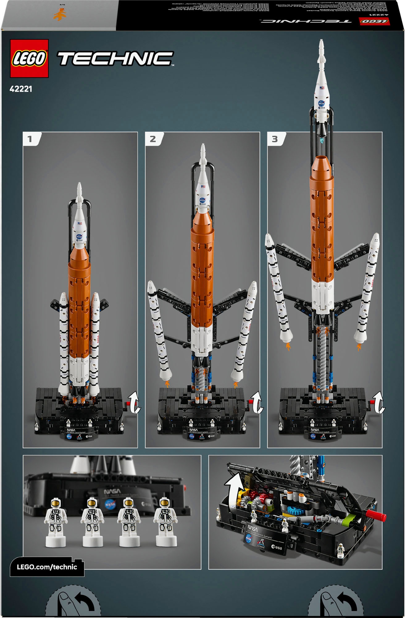 LEGO® Pions de construction »NASA Artemis SLS-Schwerlastrakete (42221), LEGO Technic« Made in Europe