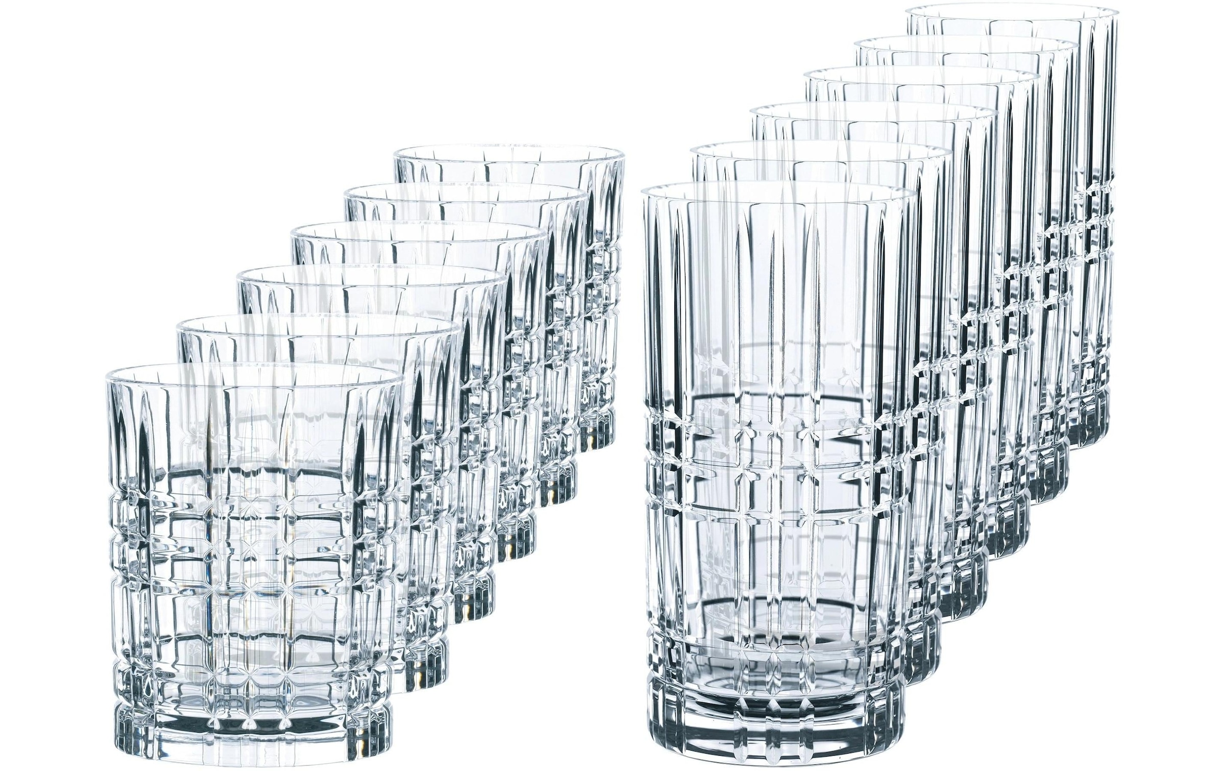 Nachtmann Longdrinkglas »Highland Square« Made in Germany, 12-teilig