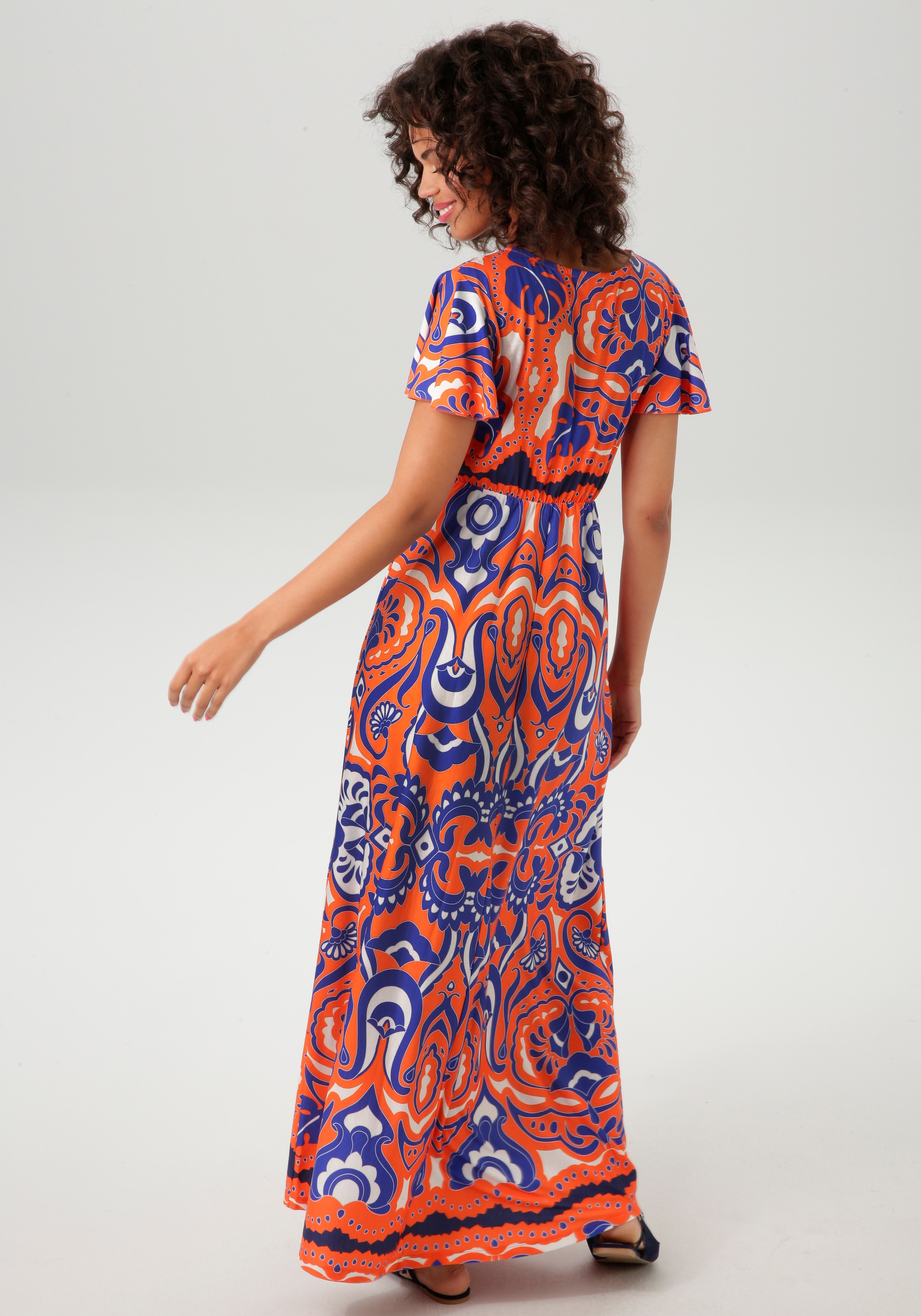 Aniston CASUAL Maxikleid, mit extravagantem, grossflächigem Druck
