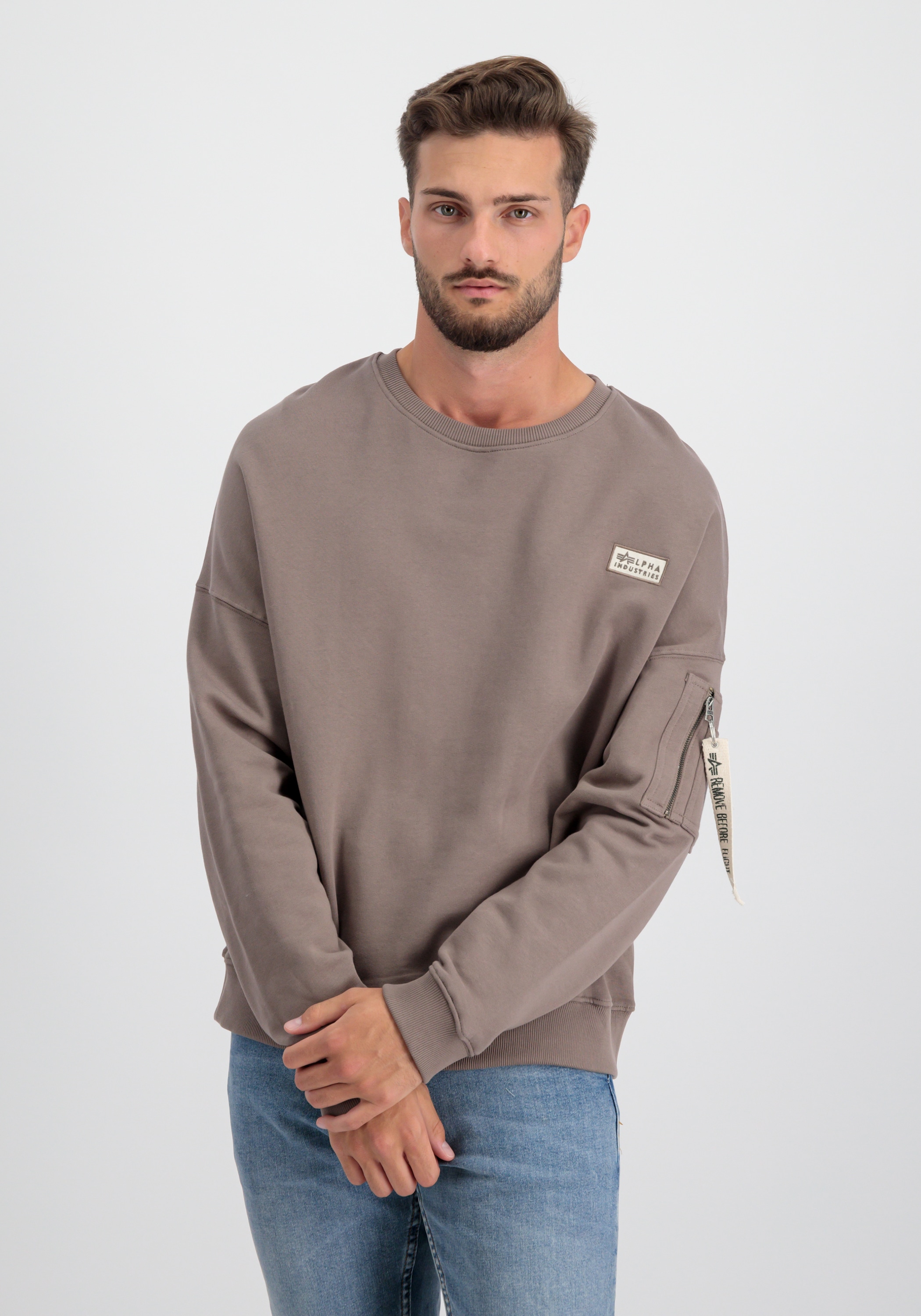 Sweater »ALPHA INDUSTRIES Men - Sweatshirts Organics OS Sweater«