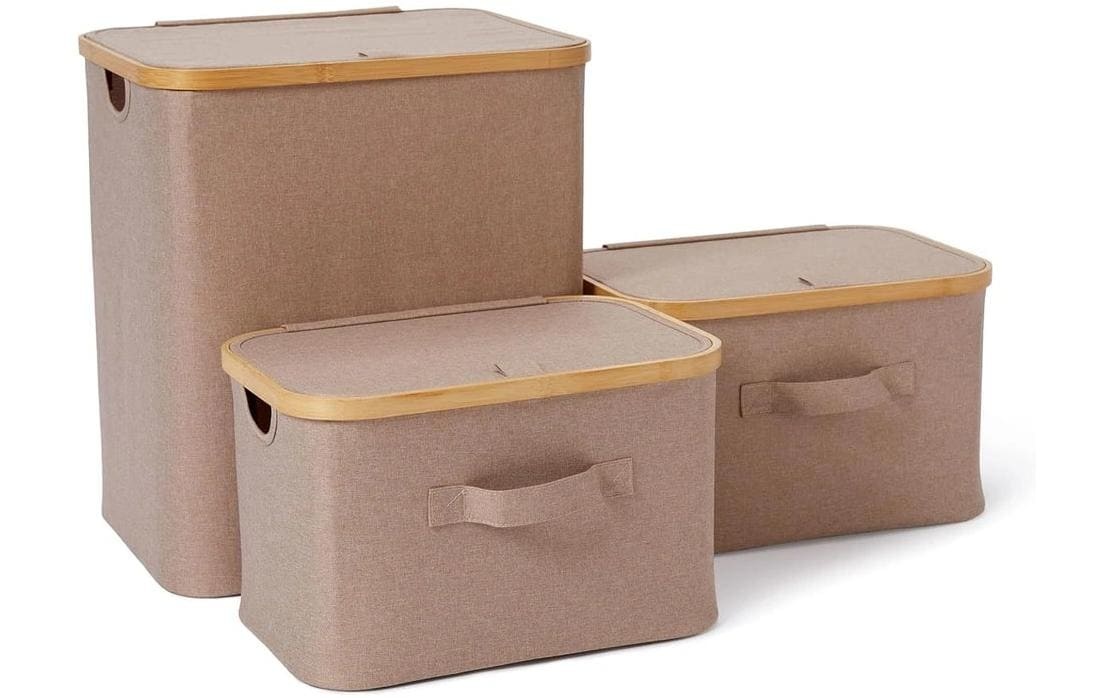 Lumaland Aufbewahrungsbox »mit Deckel 3 Stück«